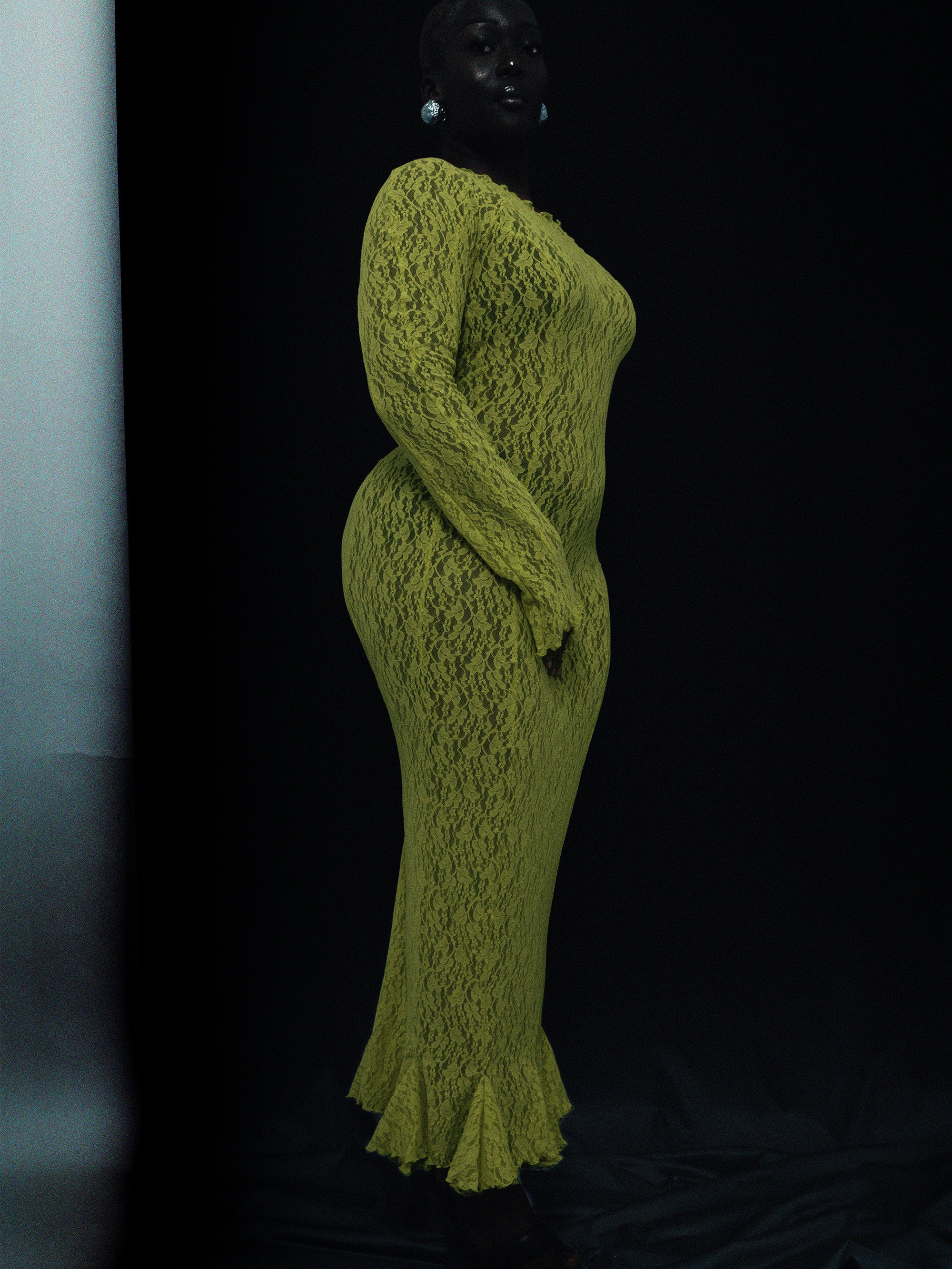 Pistachio Maxi Tulip Dress
