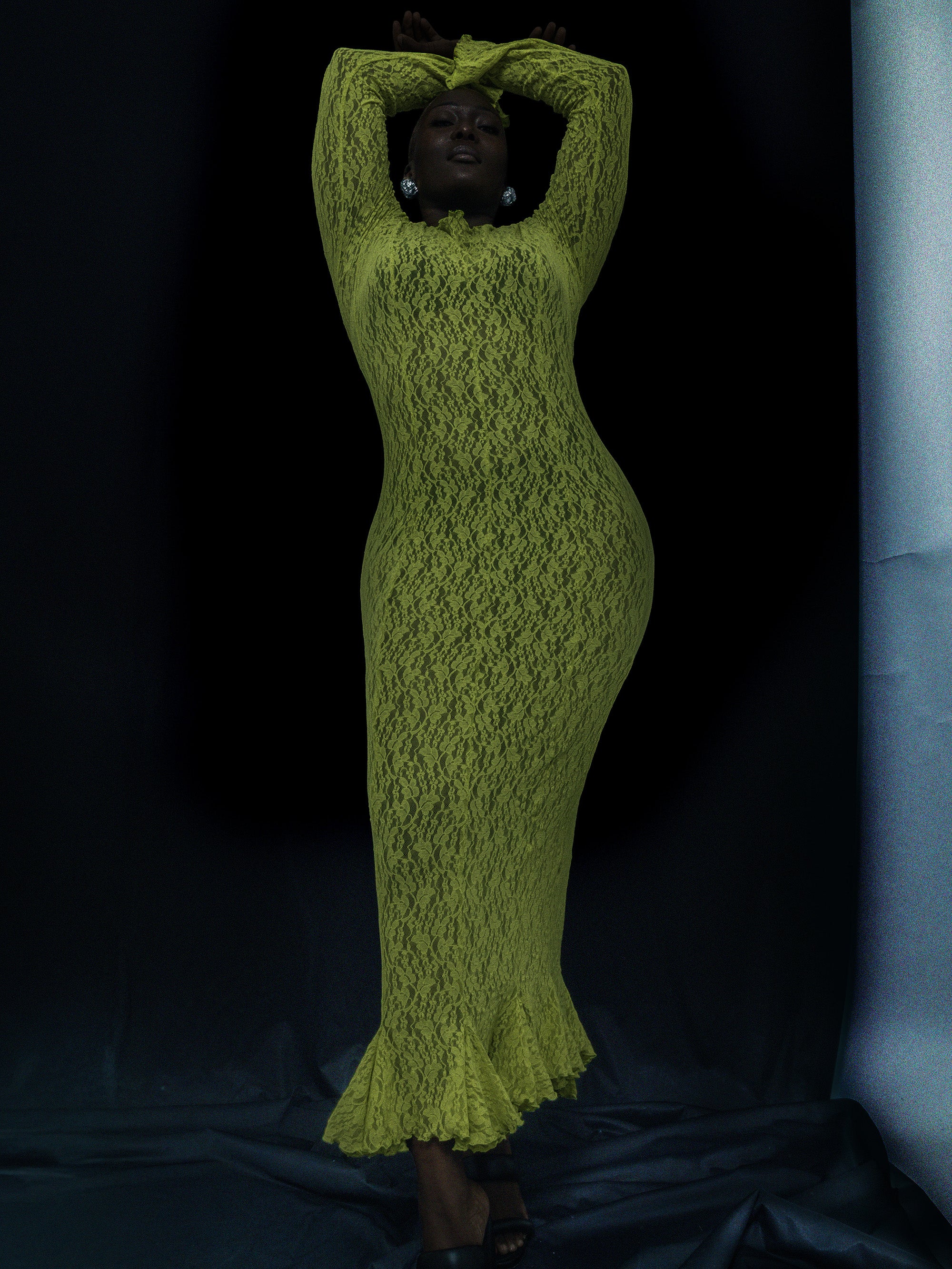 Pistachio Maxi Tulip Dress
