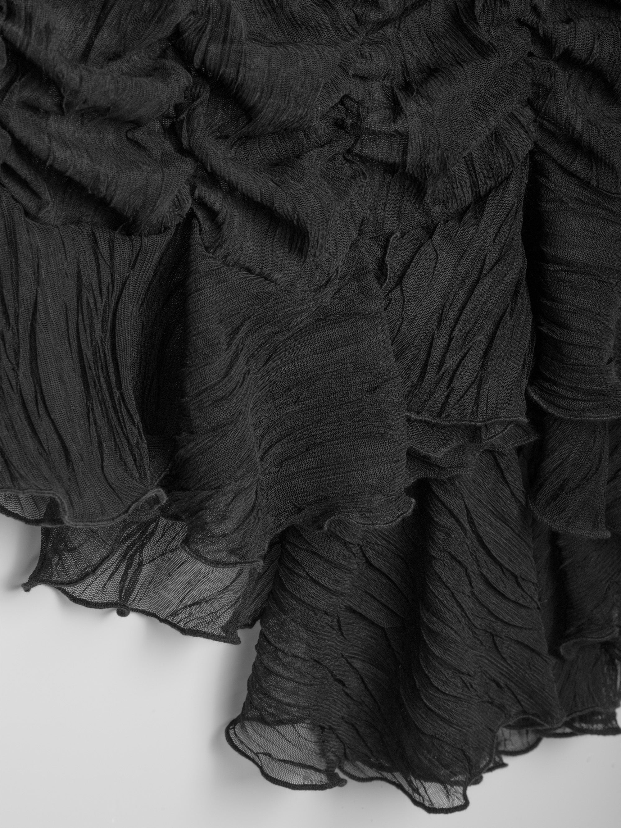 Black Signature Mini Skirt