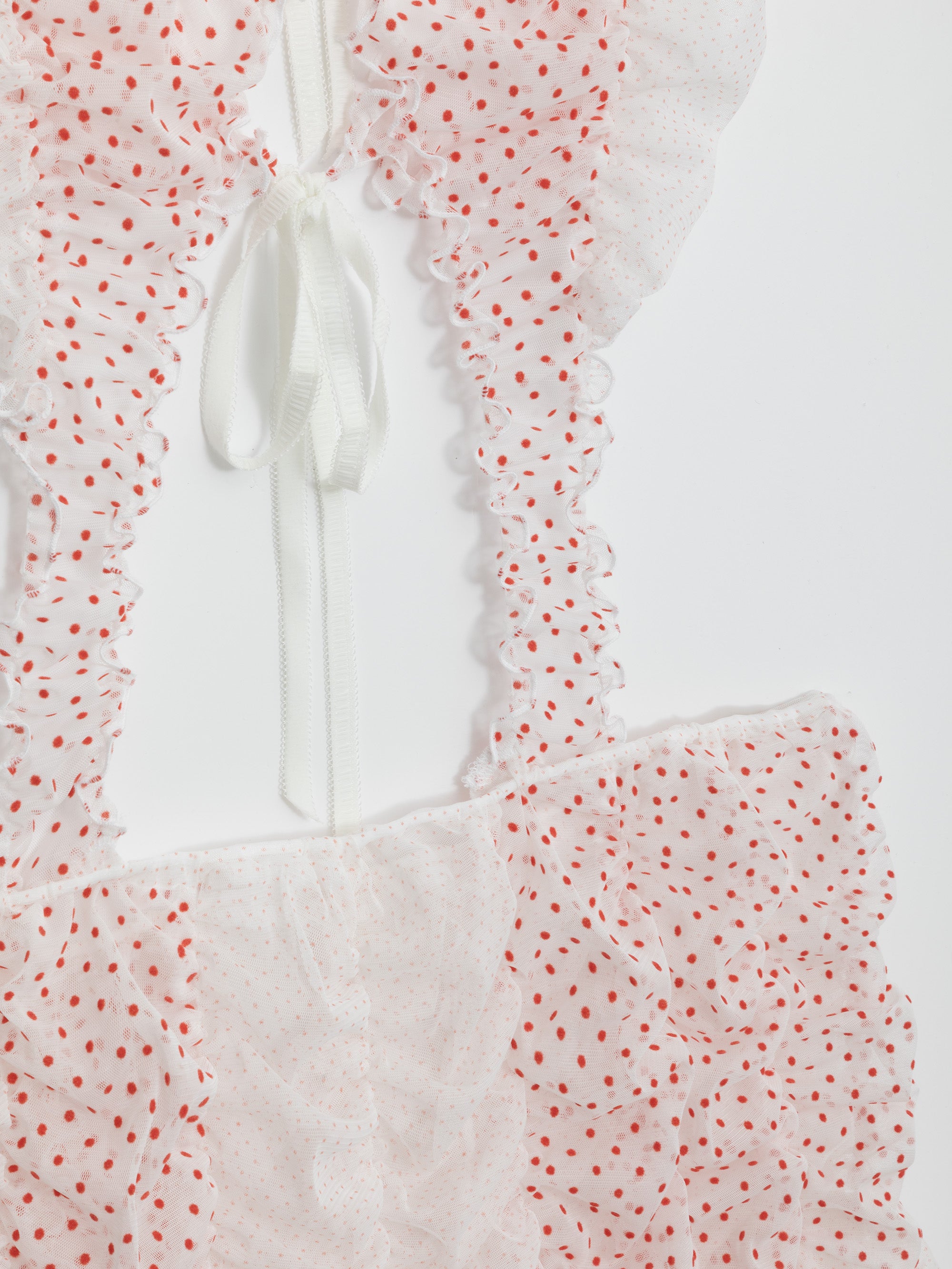 Butterfly Polka Dot Maxi Dress