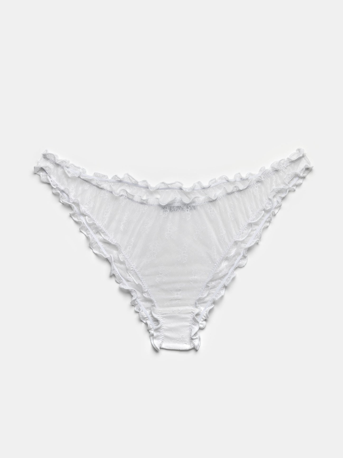 Mini Bow Lace Ruffled Panties