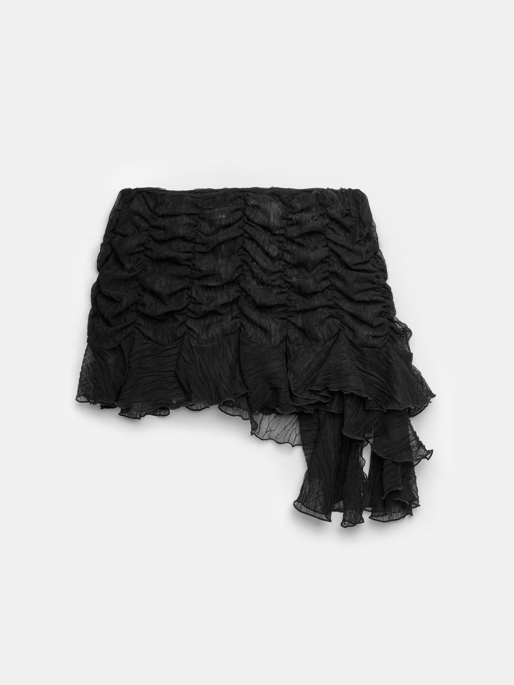 Black Signature Mini Skirt