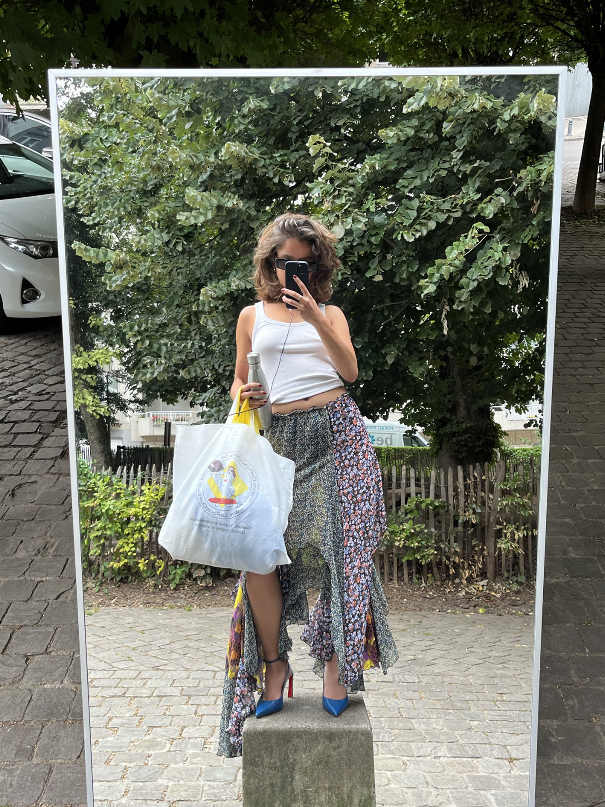 Multi-Flowers Two ways Skirt