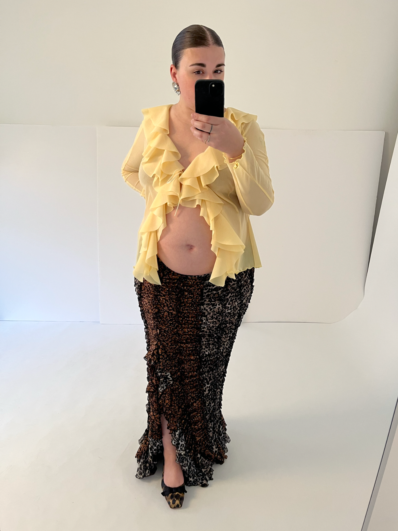 Mimosa Ruffled Bolero