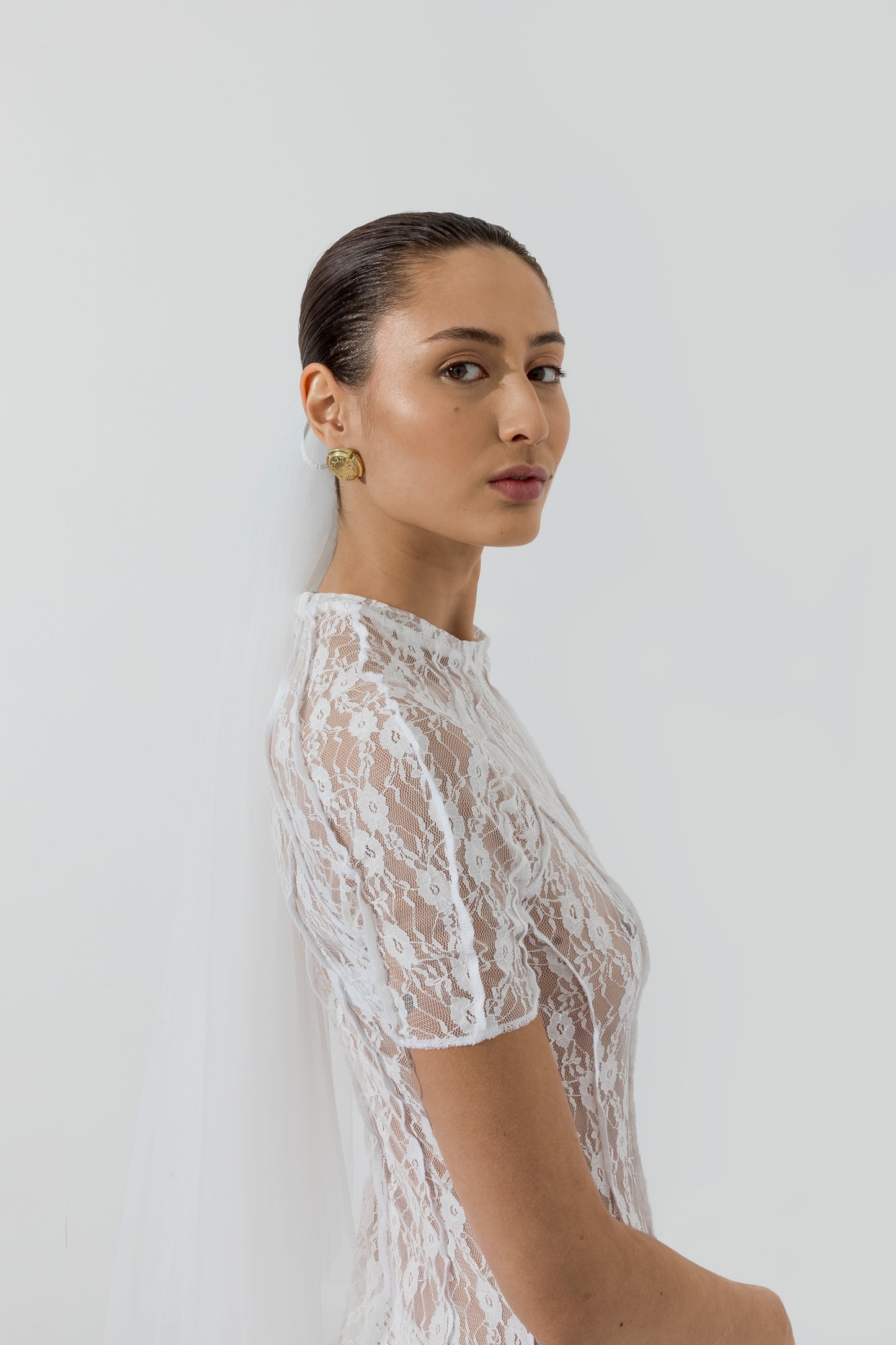 White Essential Lace Dress
