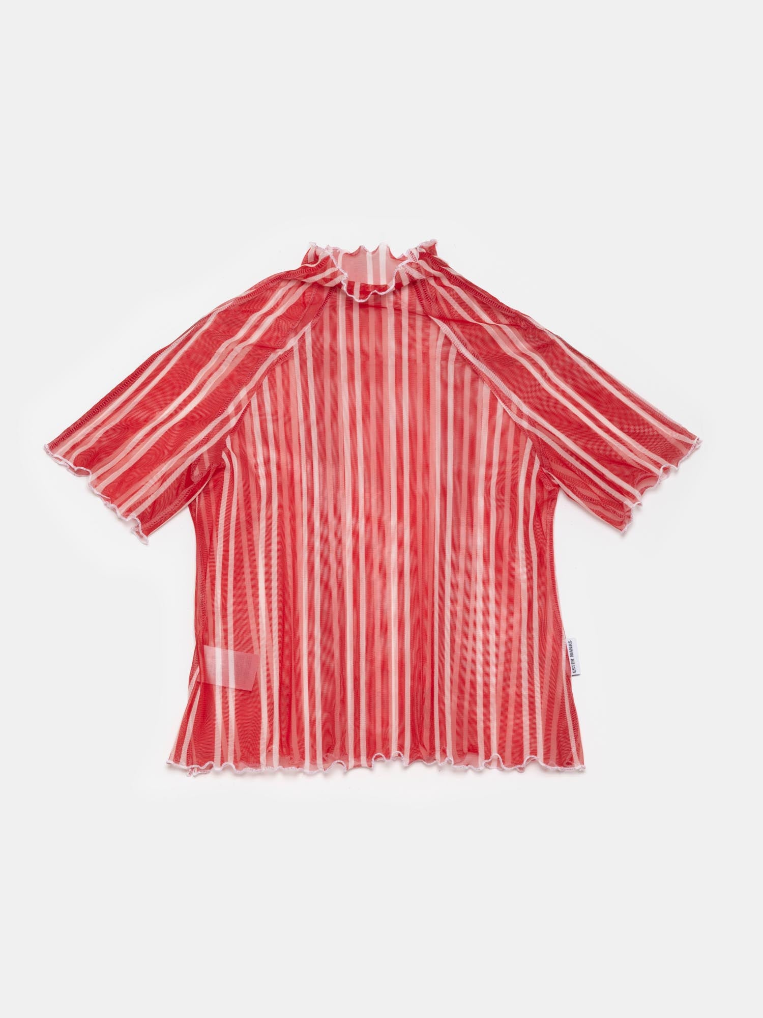 Red Striped Easy Top