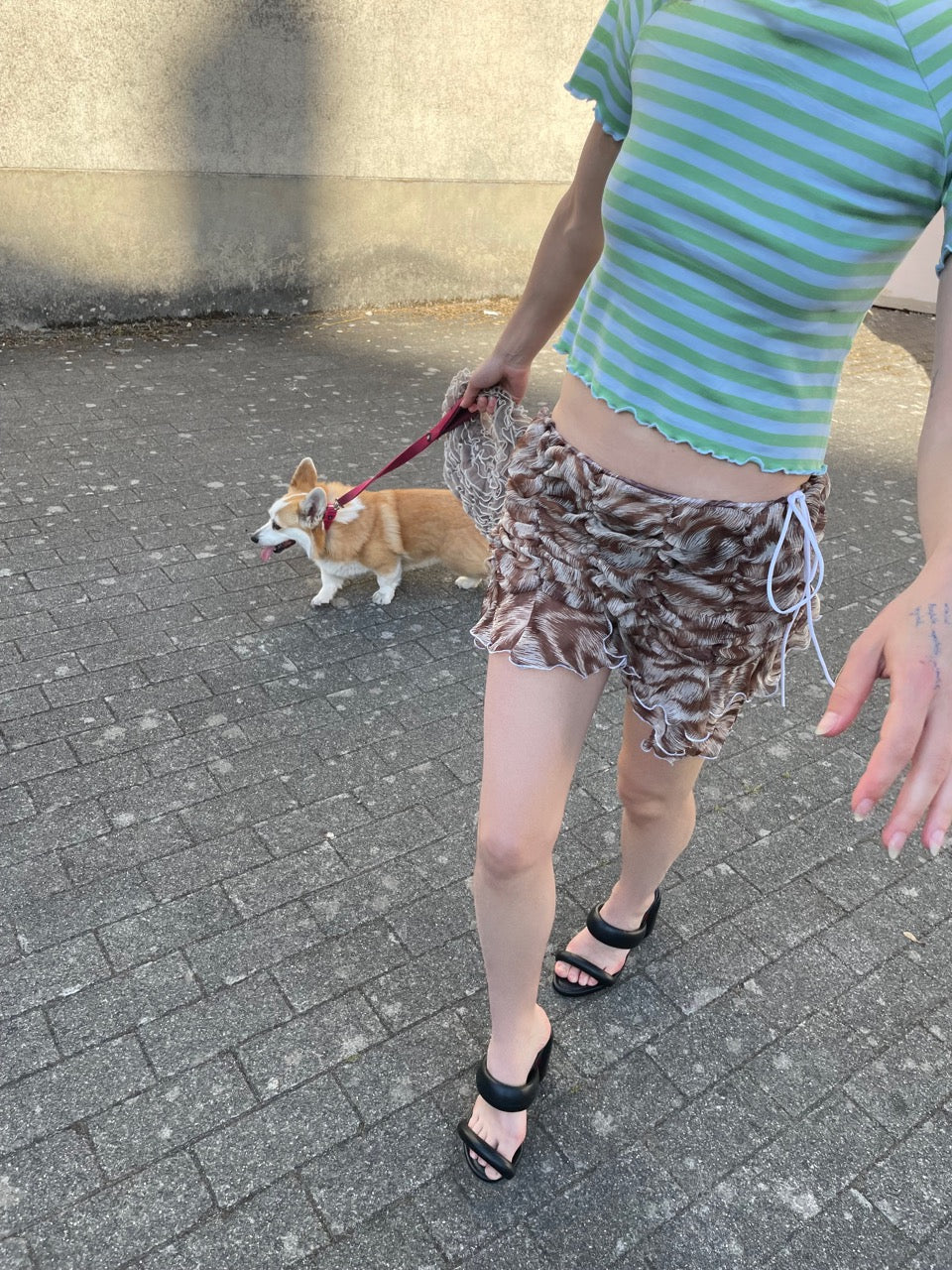 Brown Signature Mini Skirt