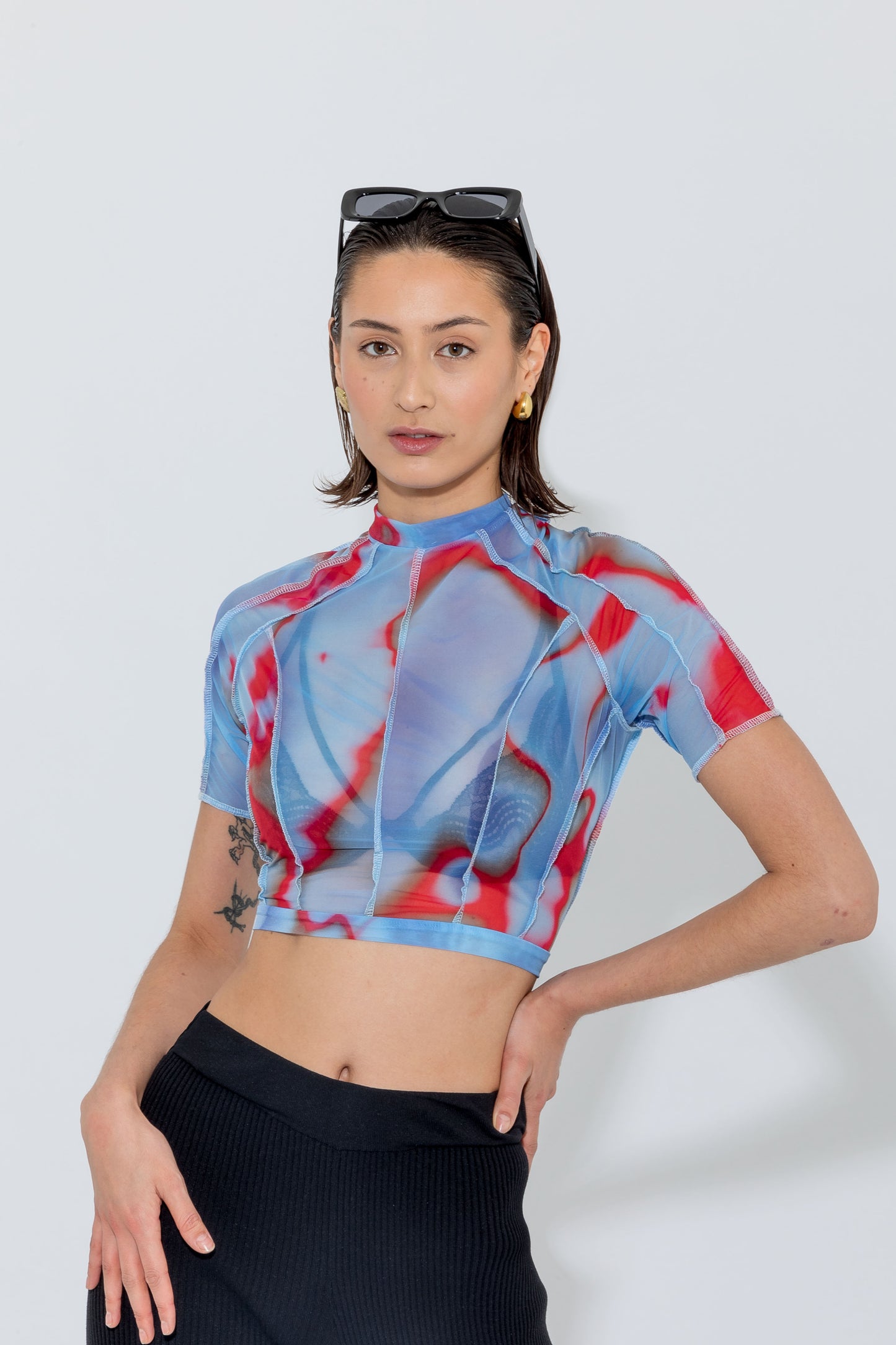Blue Essential Top