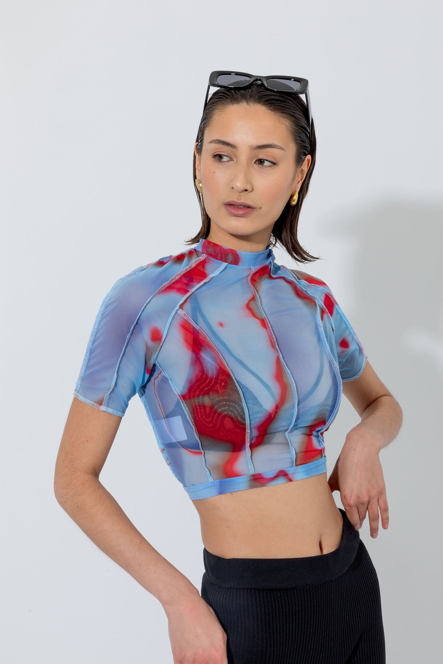 Blue Essential Top