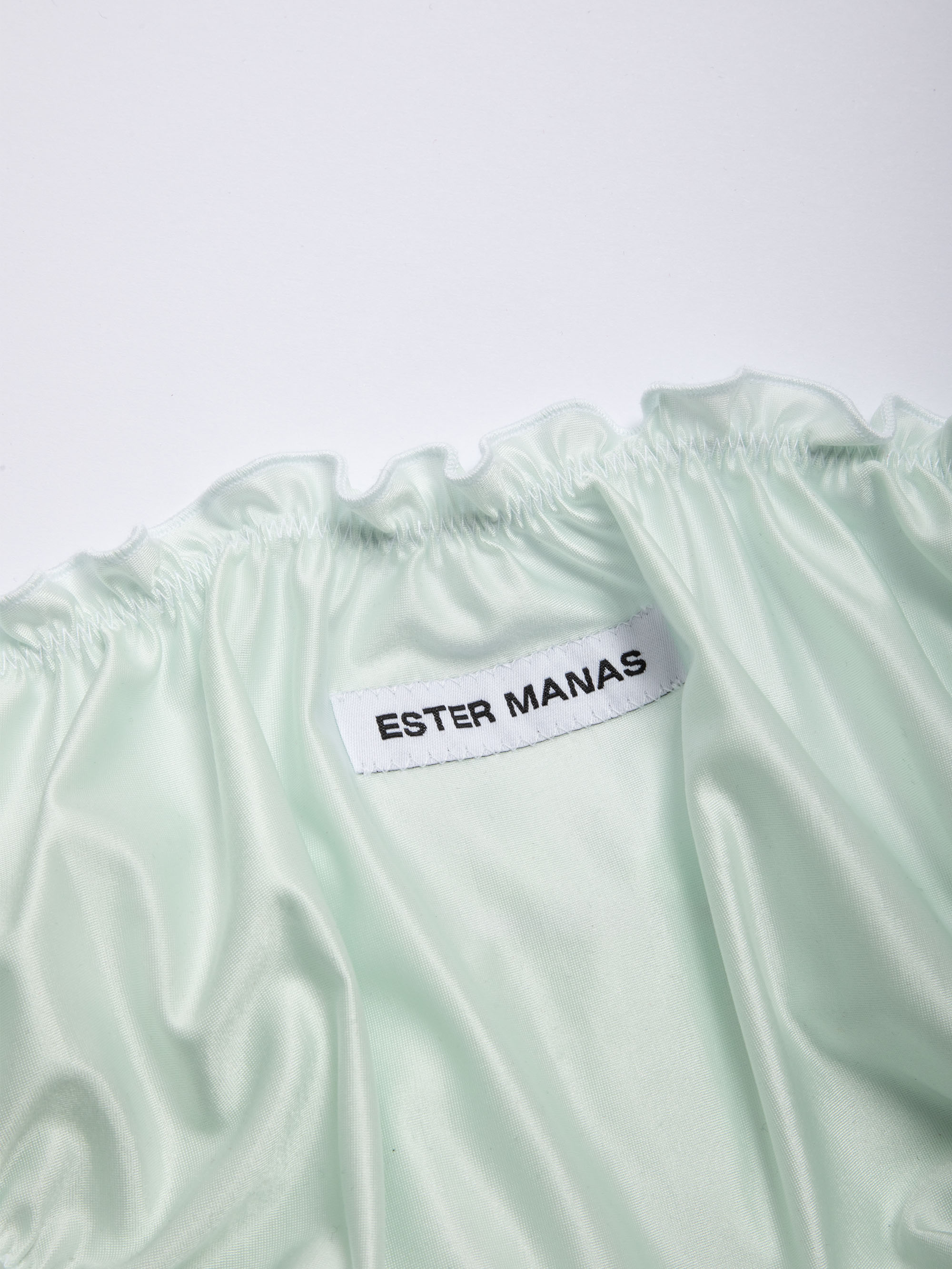 Silky green Ruffled Panties