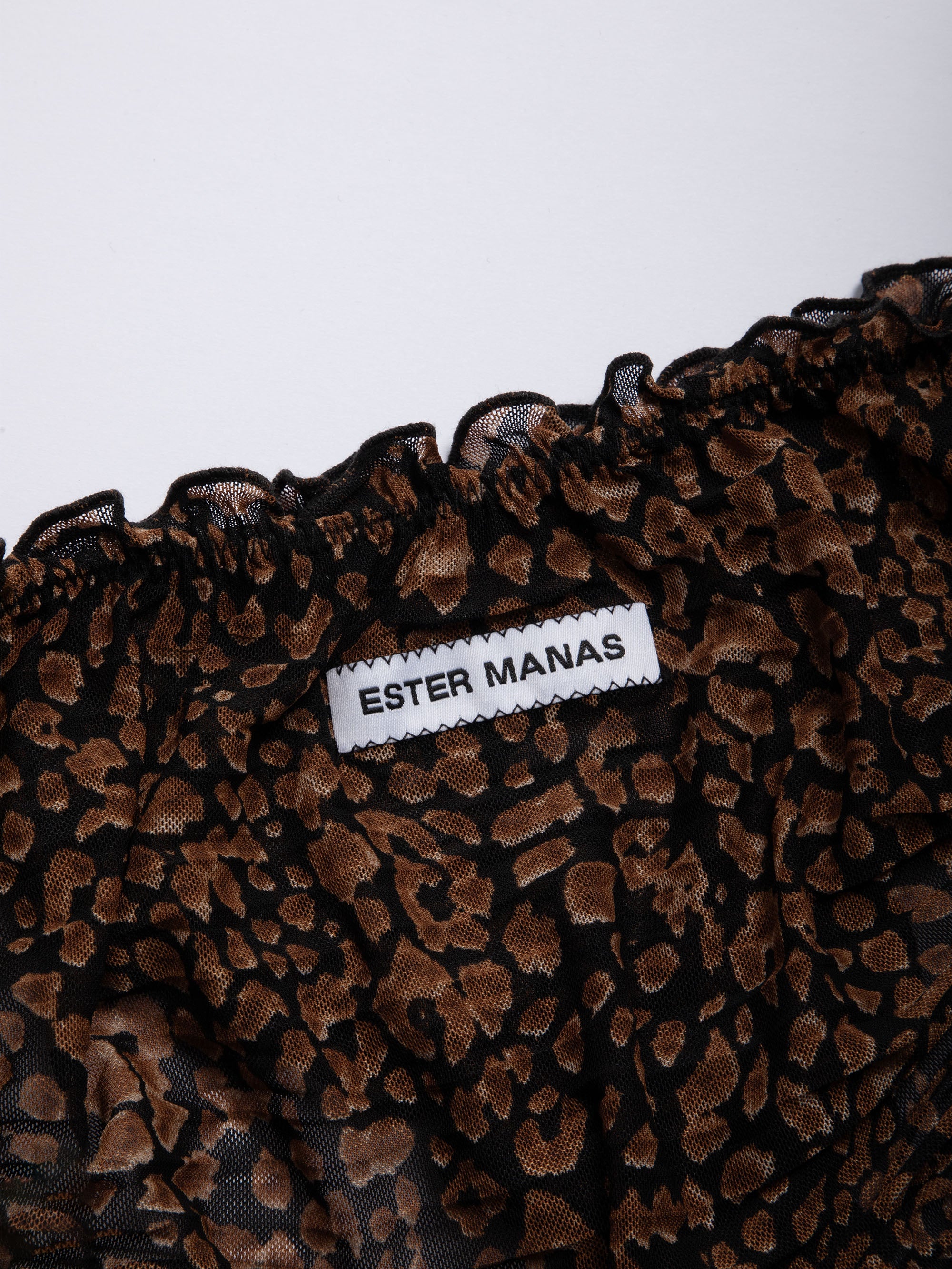 Brown Leopard Ruffled Panties