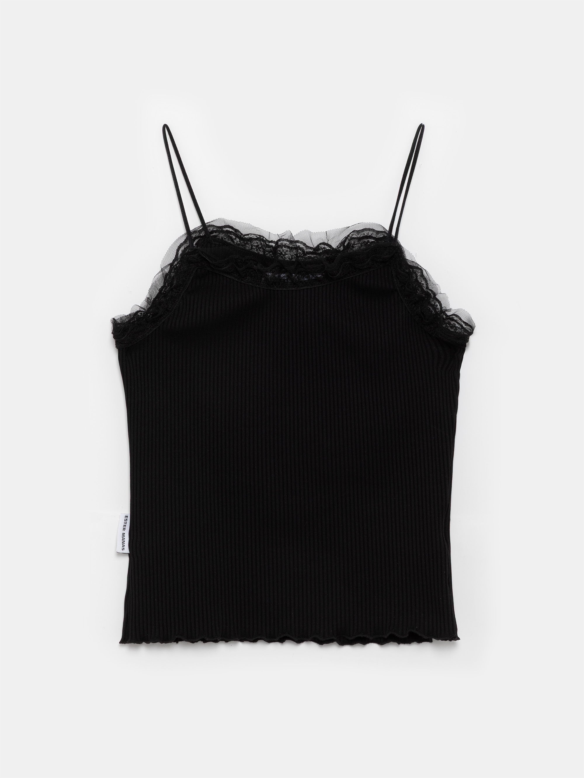 Black Lace Tank Top