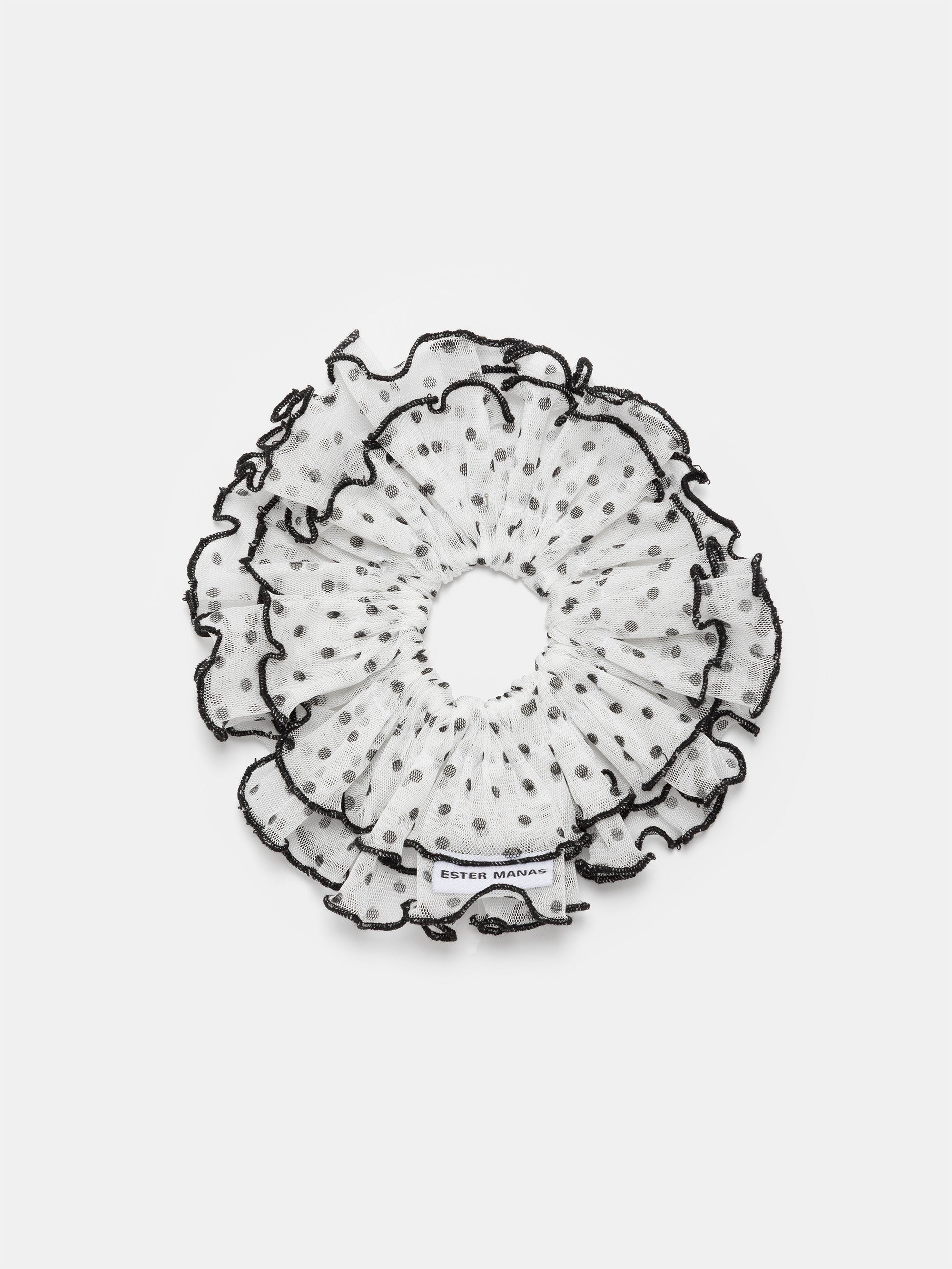 Polka-Dot Cancan Scrunchie