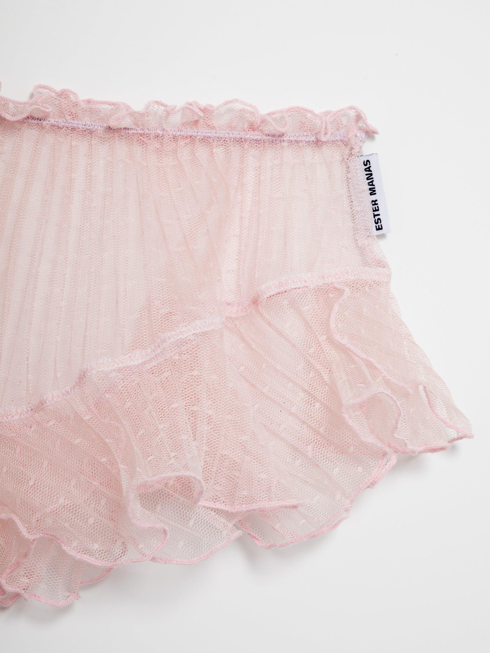 Mini Manas - Pink Asymmetrical Mini Skirt
