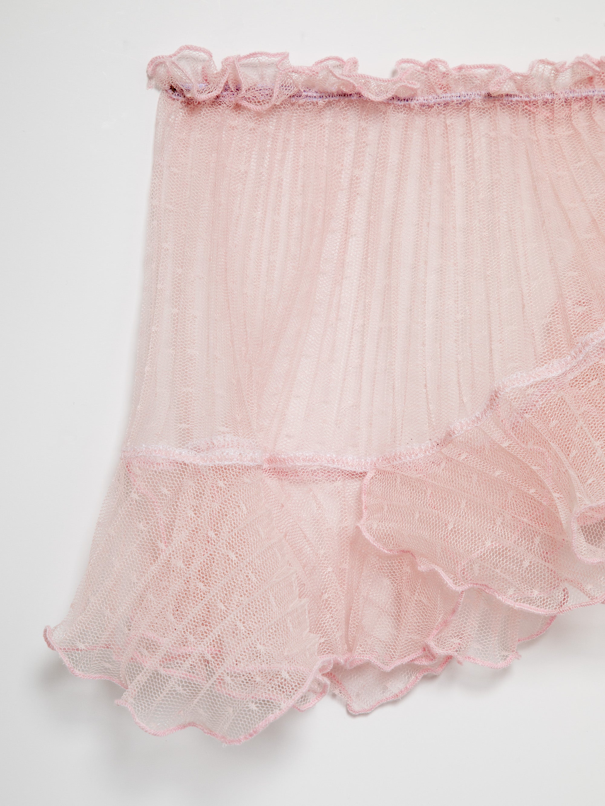 Mini Manas - Pink Asymmetrical Mini Skirt