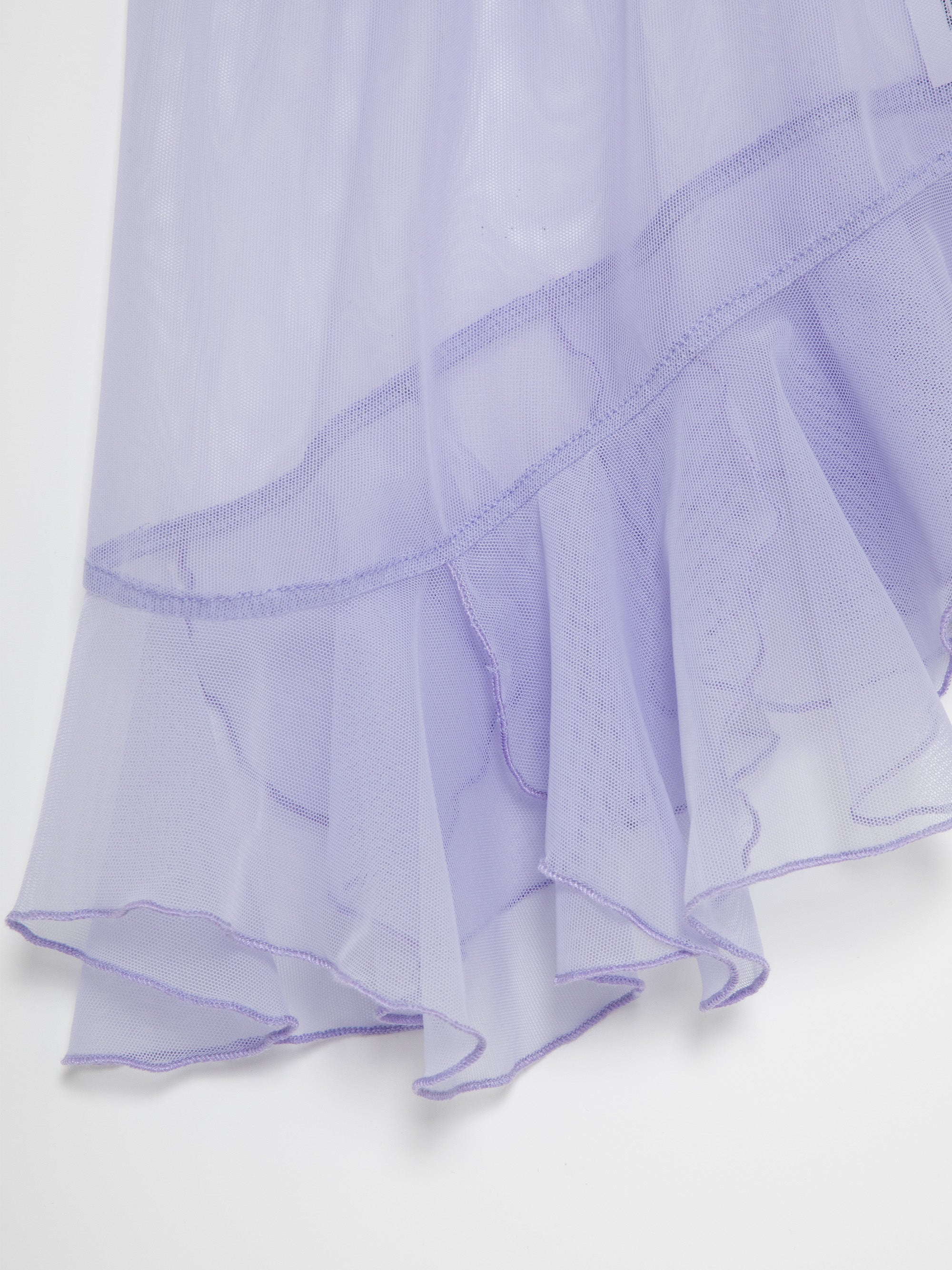 Mini Manas - Lilac Asymmetrical Mini Skirt