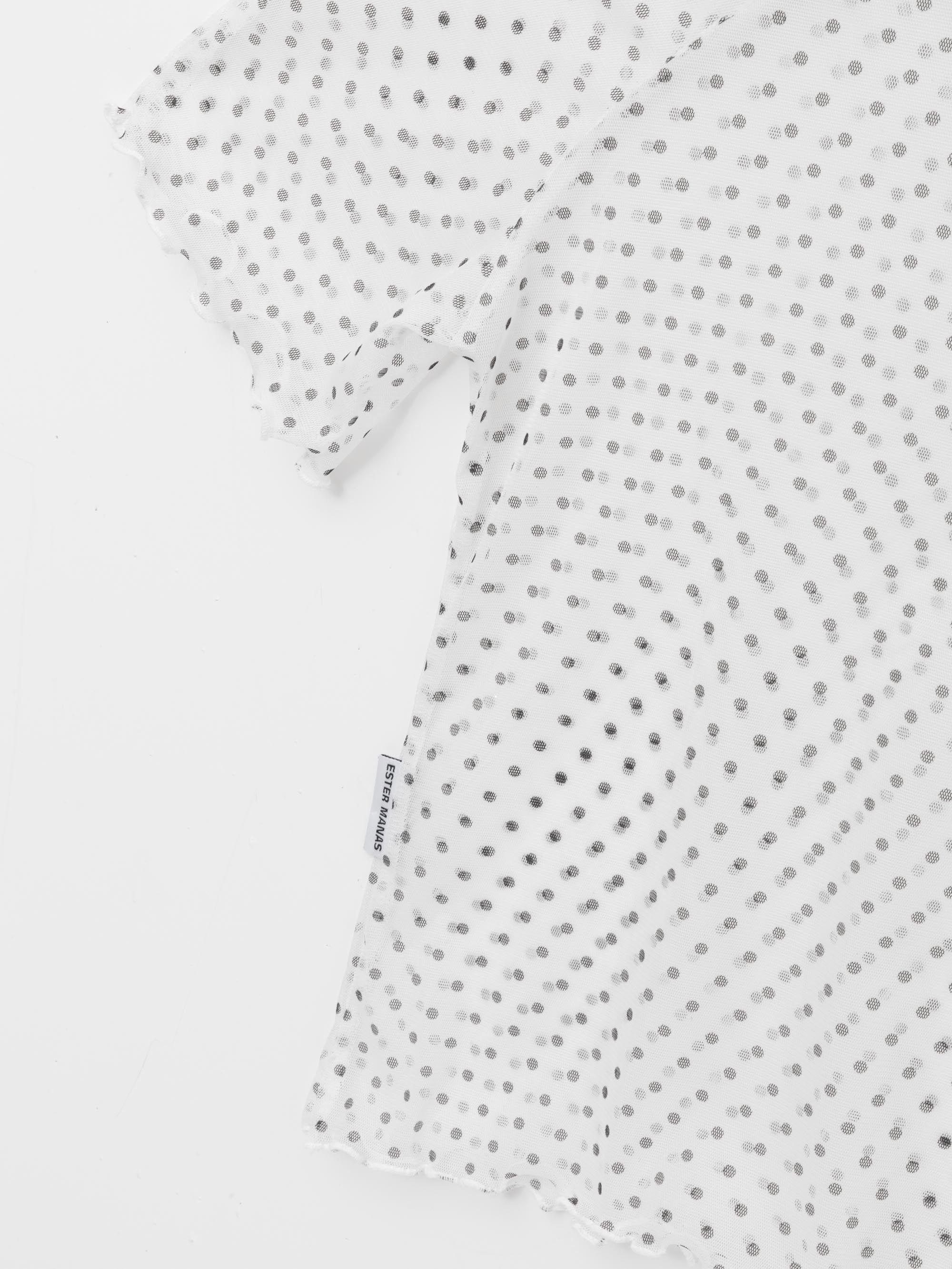 Polka Dots White Easy Top