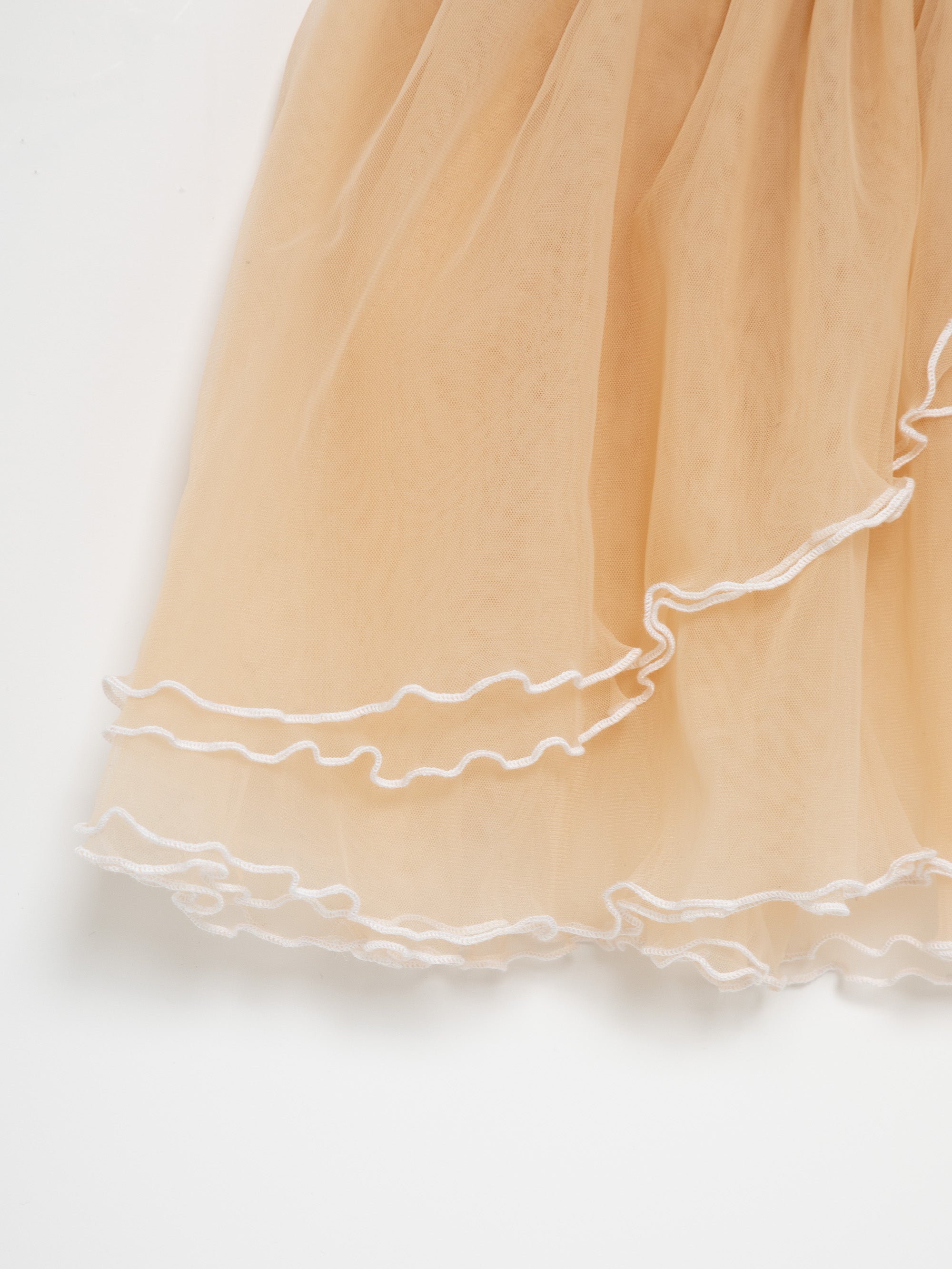Mini Manas -  Peach Midi Tutu Skirt