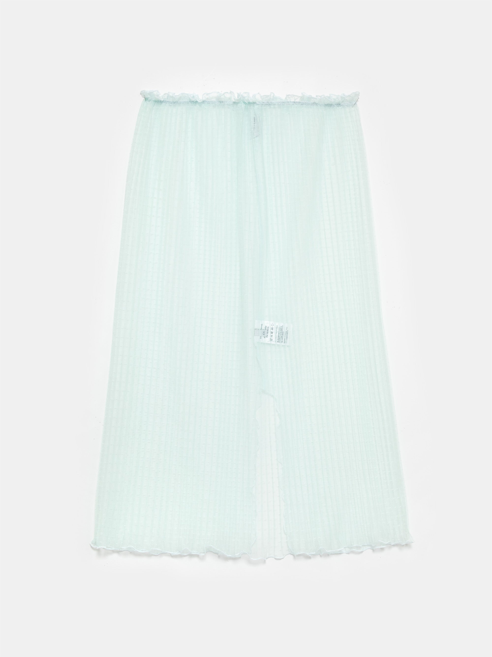 Mint Pleated Easy Skirt