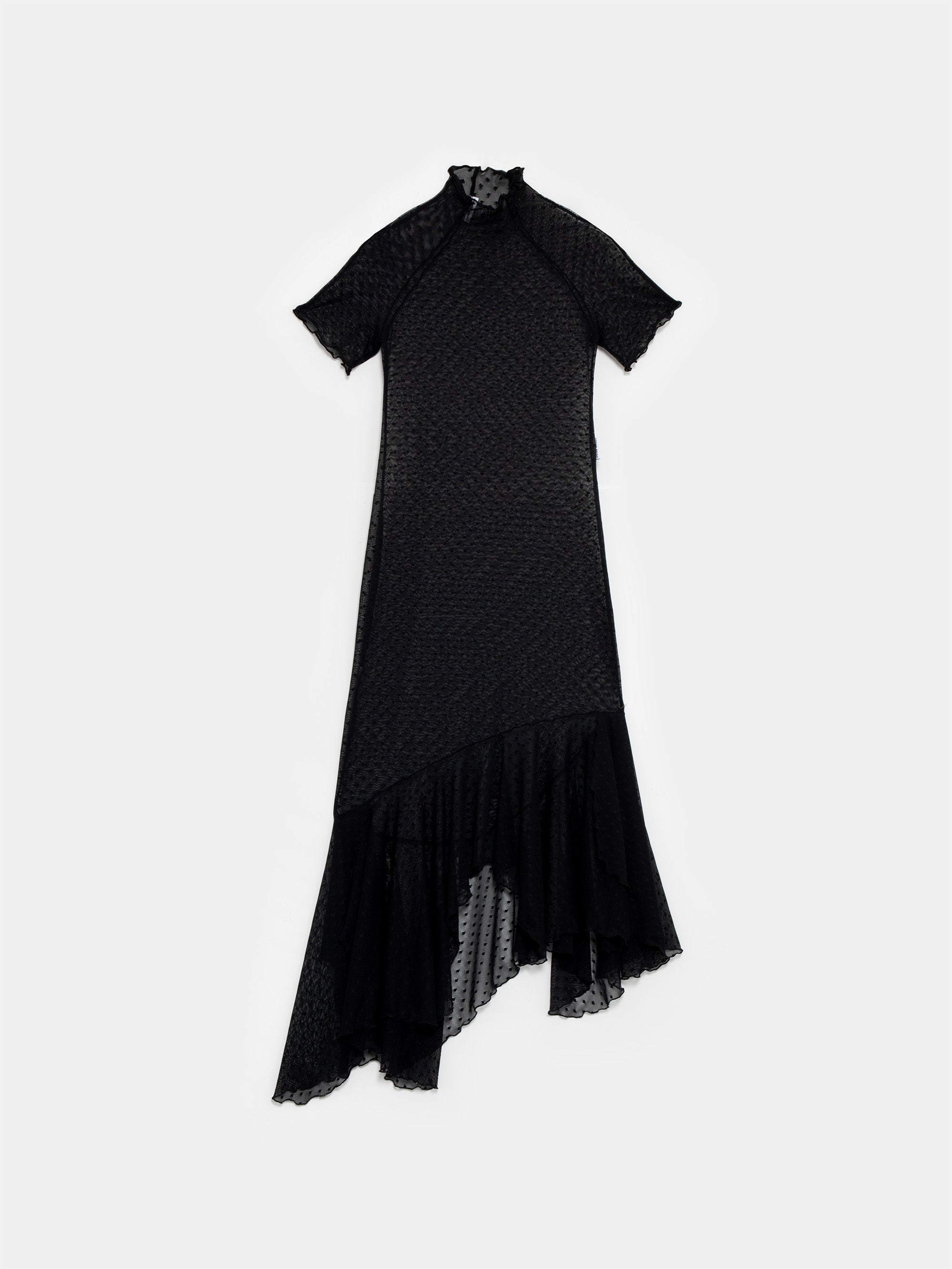 Black Polka Dots Easy Dress