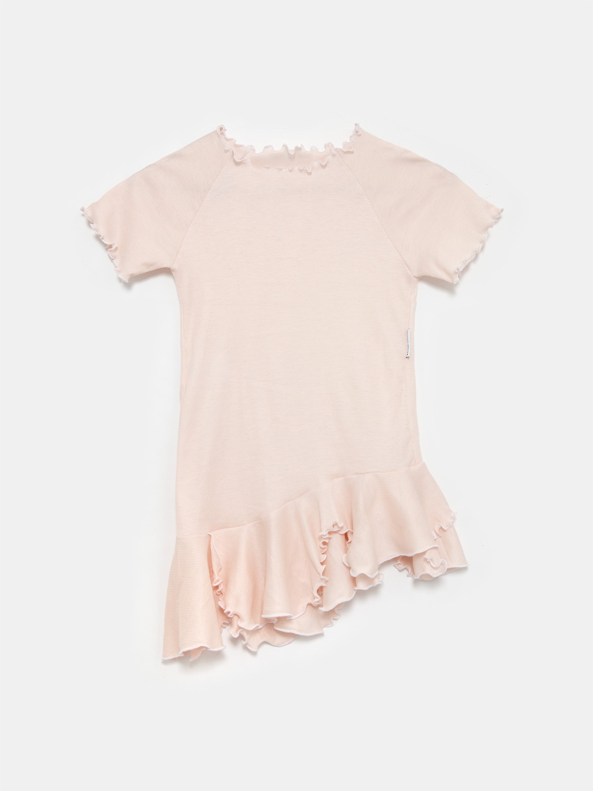 Mini Manas - Pink Easy Asymmetrical Dress