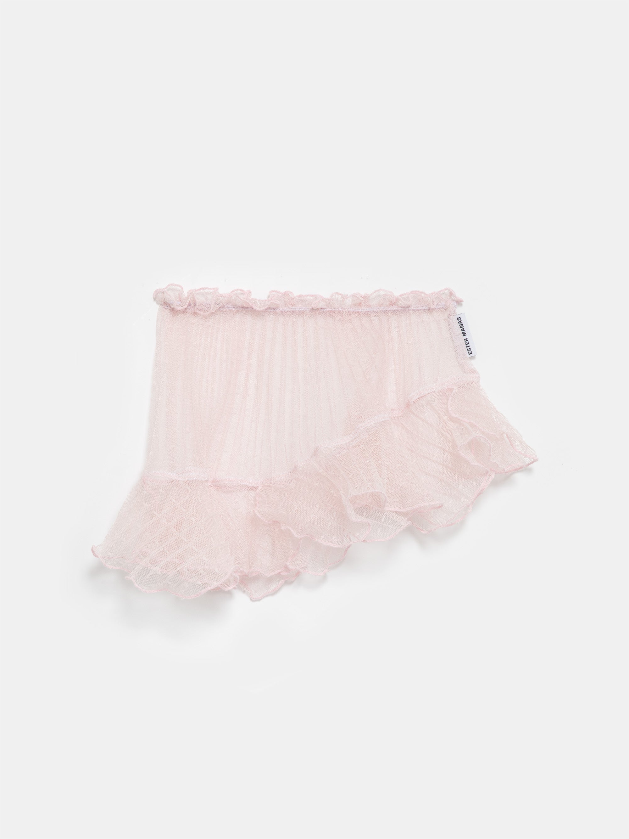 Mini Manas - Pink Asymmetrical Mini Skirt