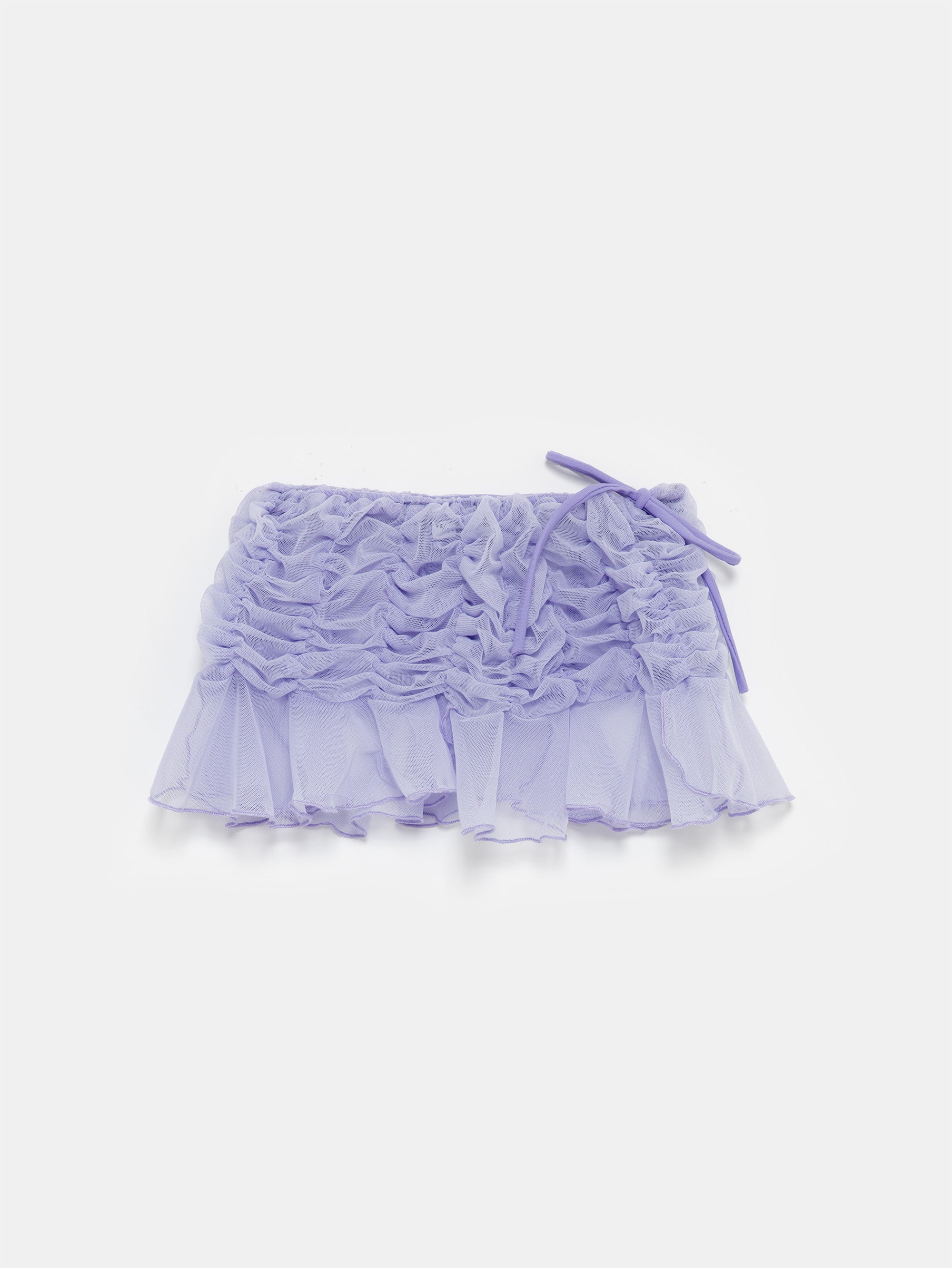 Mini Manas - Lilac Mini ruched Skirt
