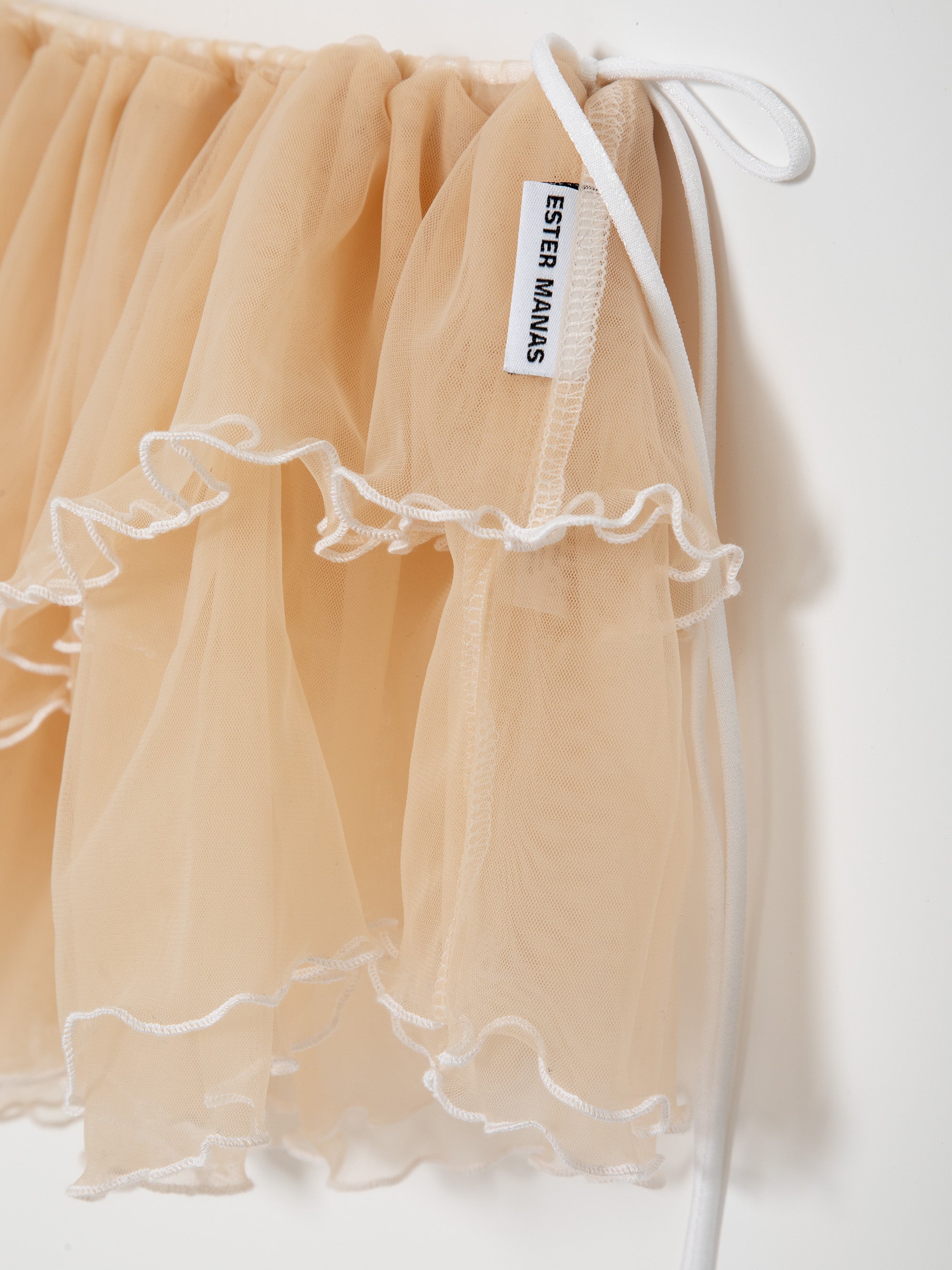 Mini Manas -  Peach Midi Tutu Skirt