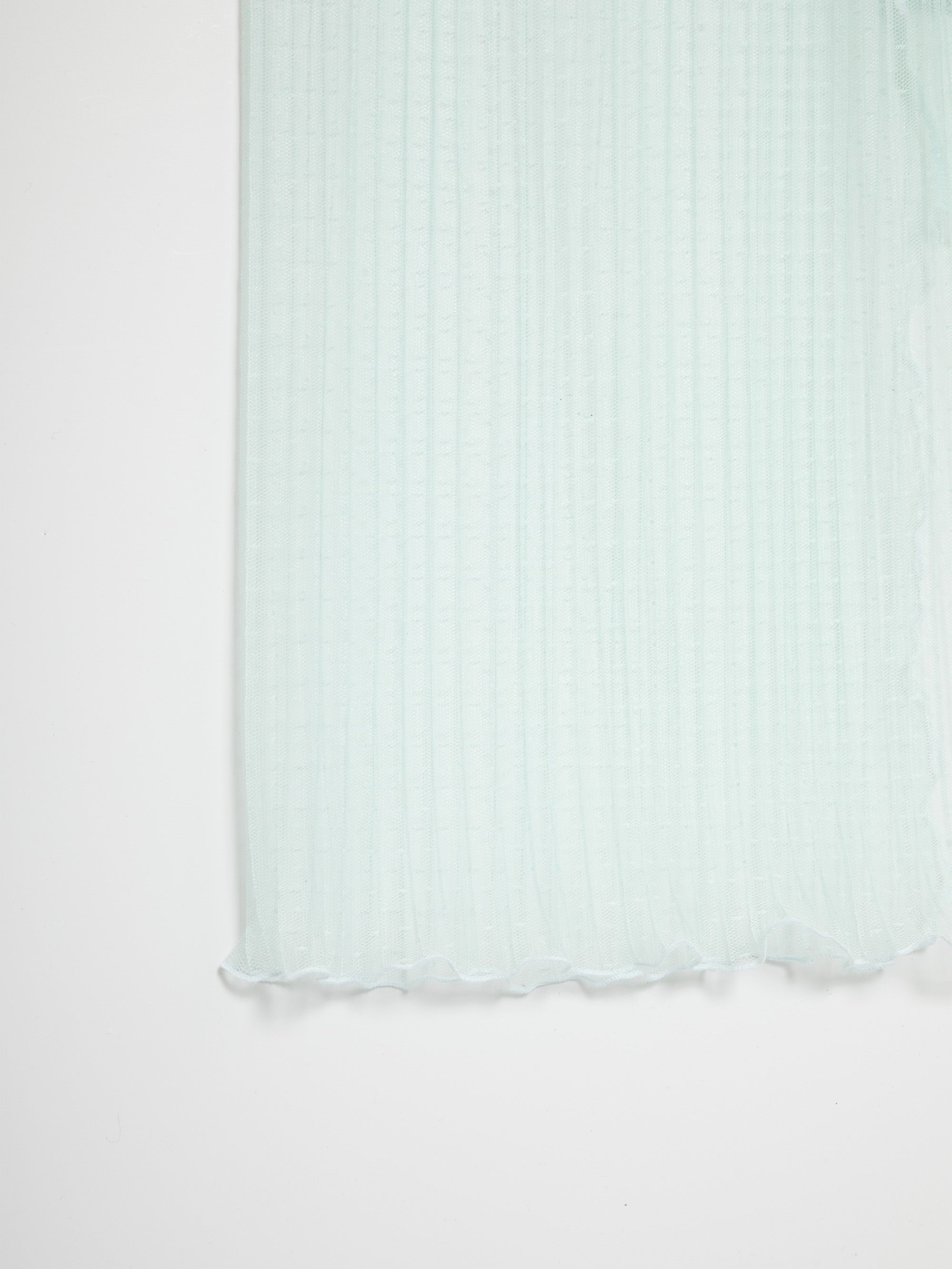 Mint Pleated Easy Skirt