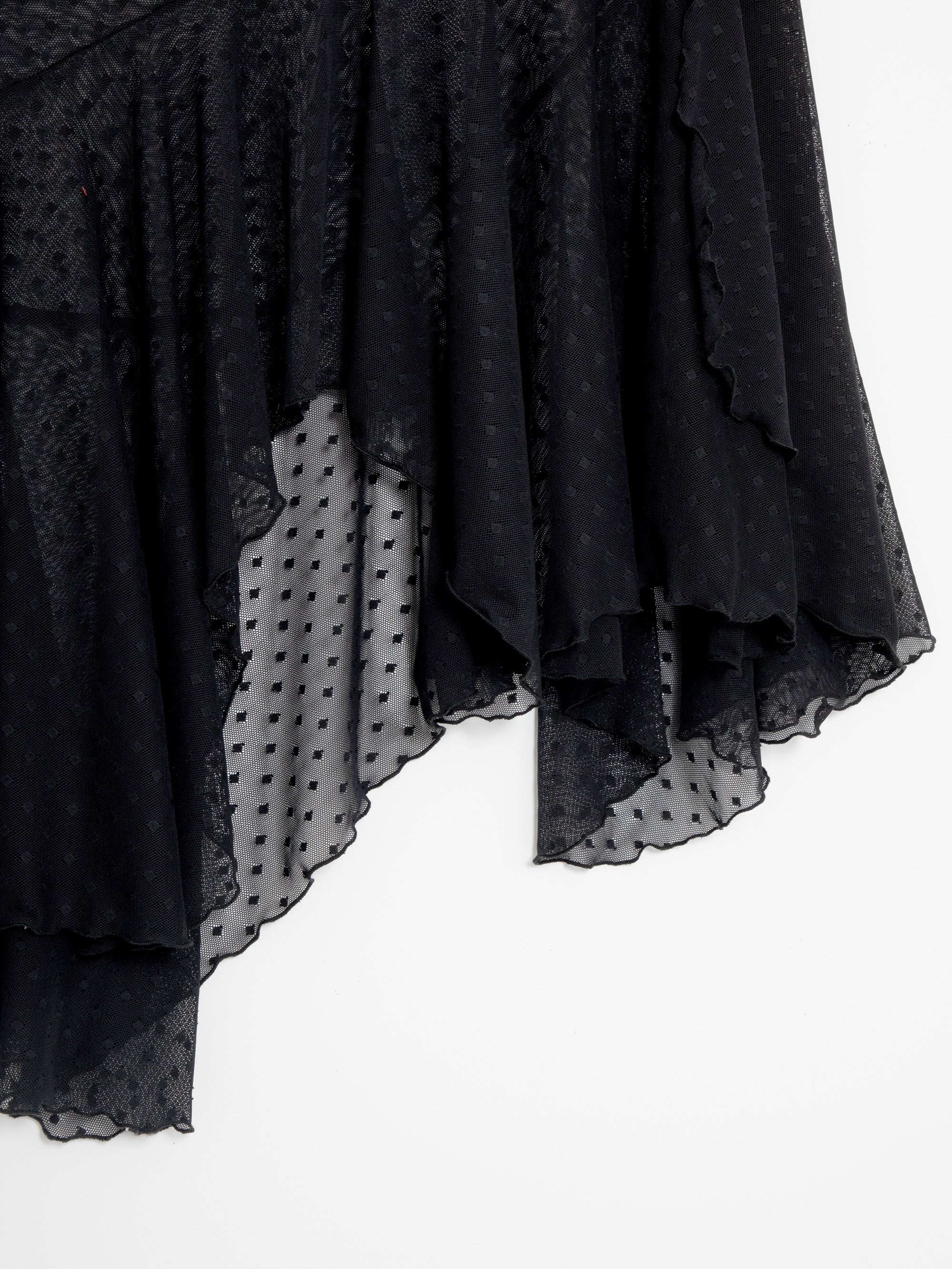 Black Polka Dots Easy Dress