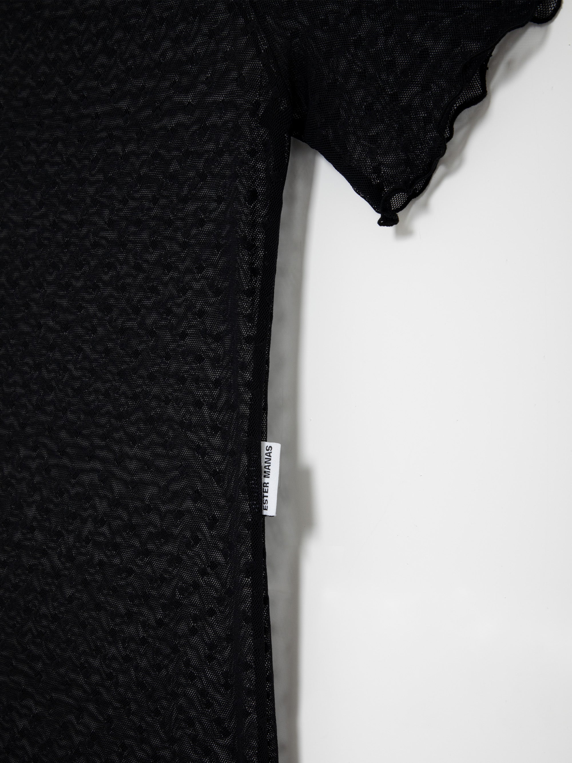 Black Polka Dots Easy Dress