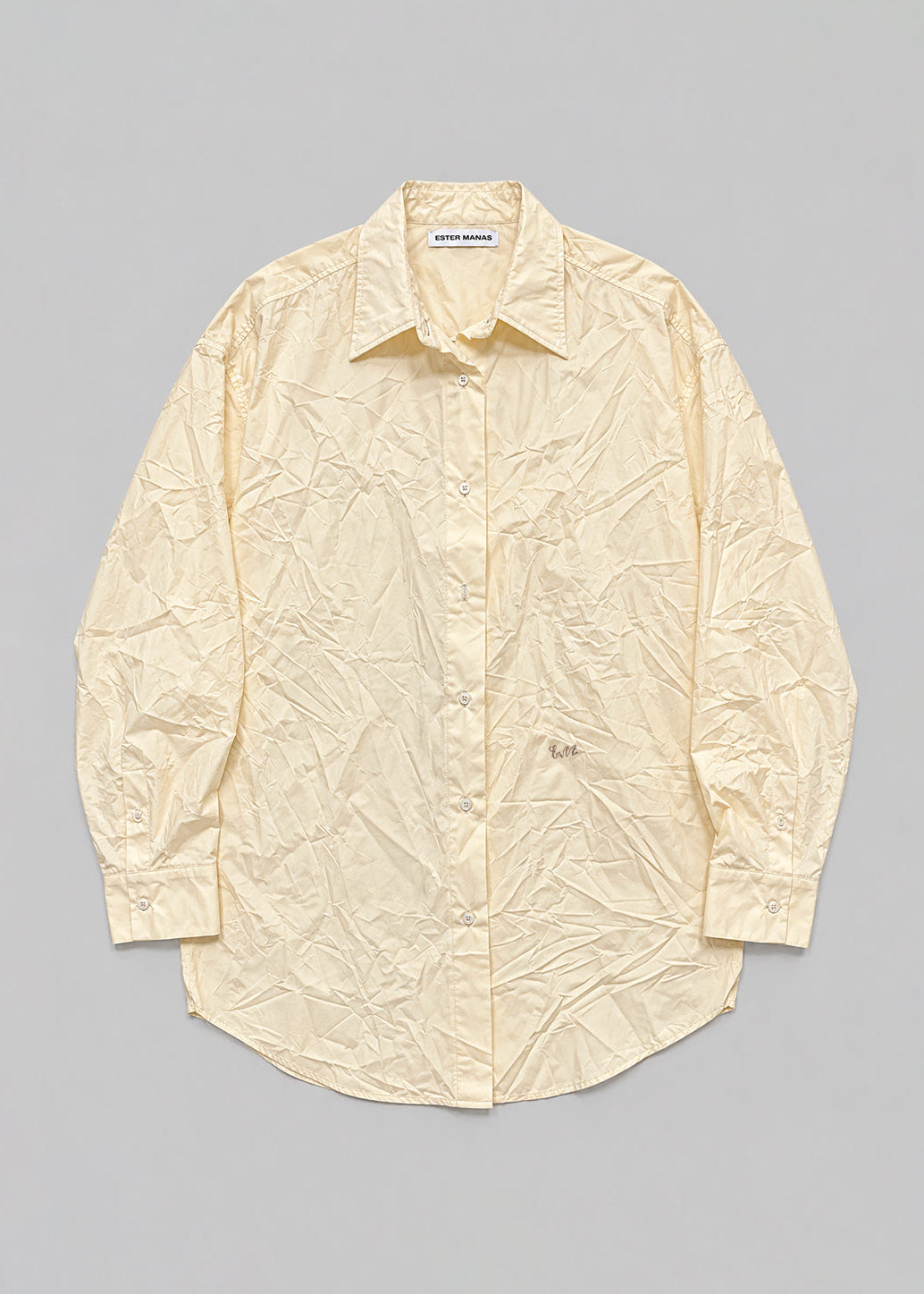 Butter Crumpled Oversize Shirt