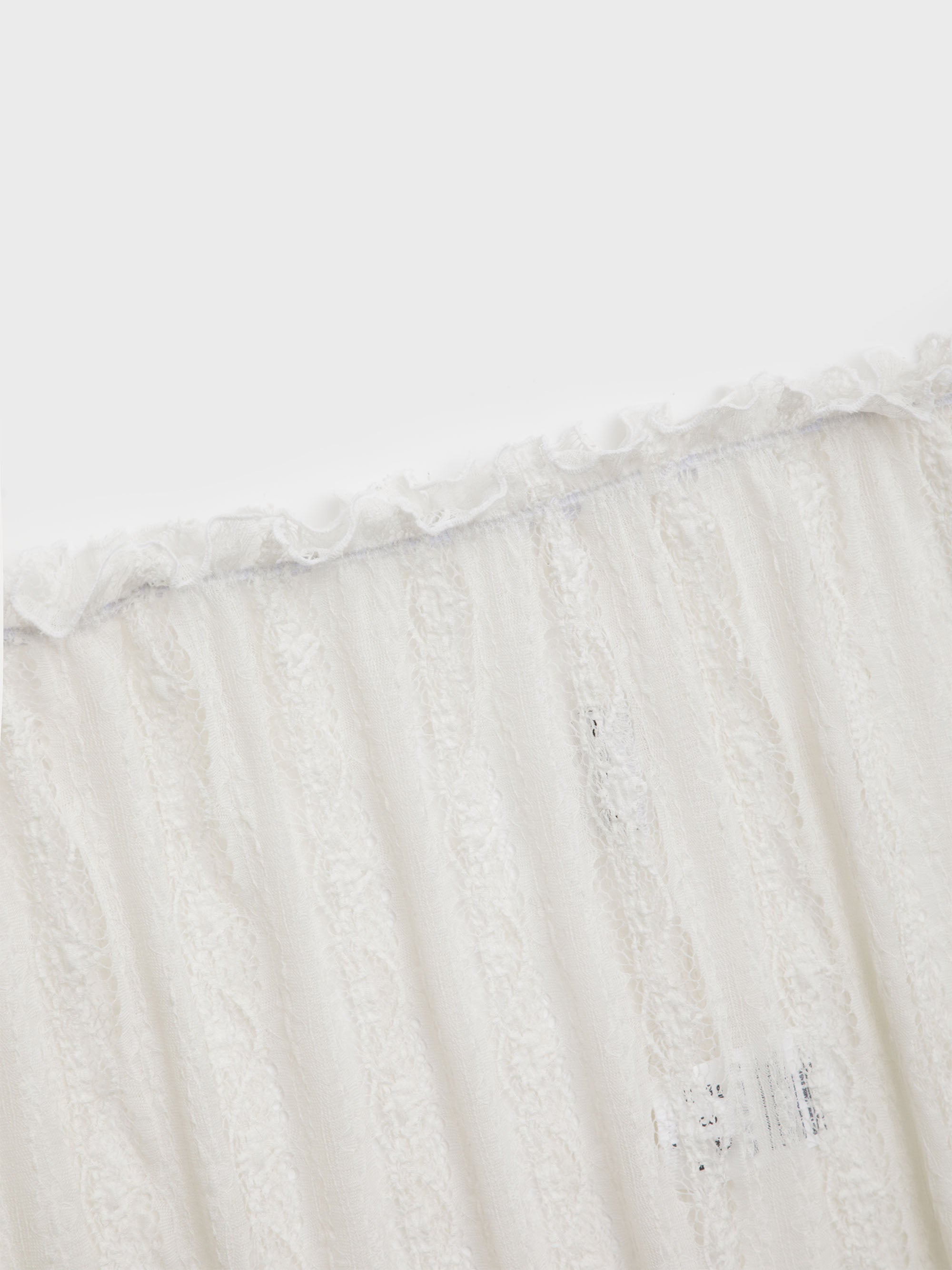 Cream Lace Skirt