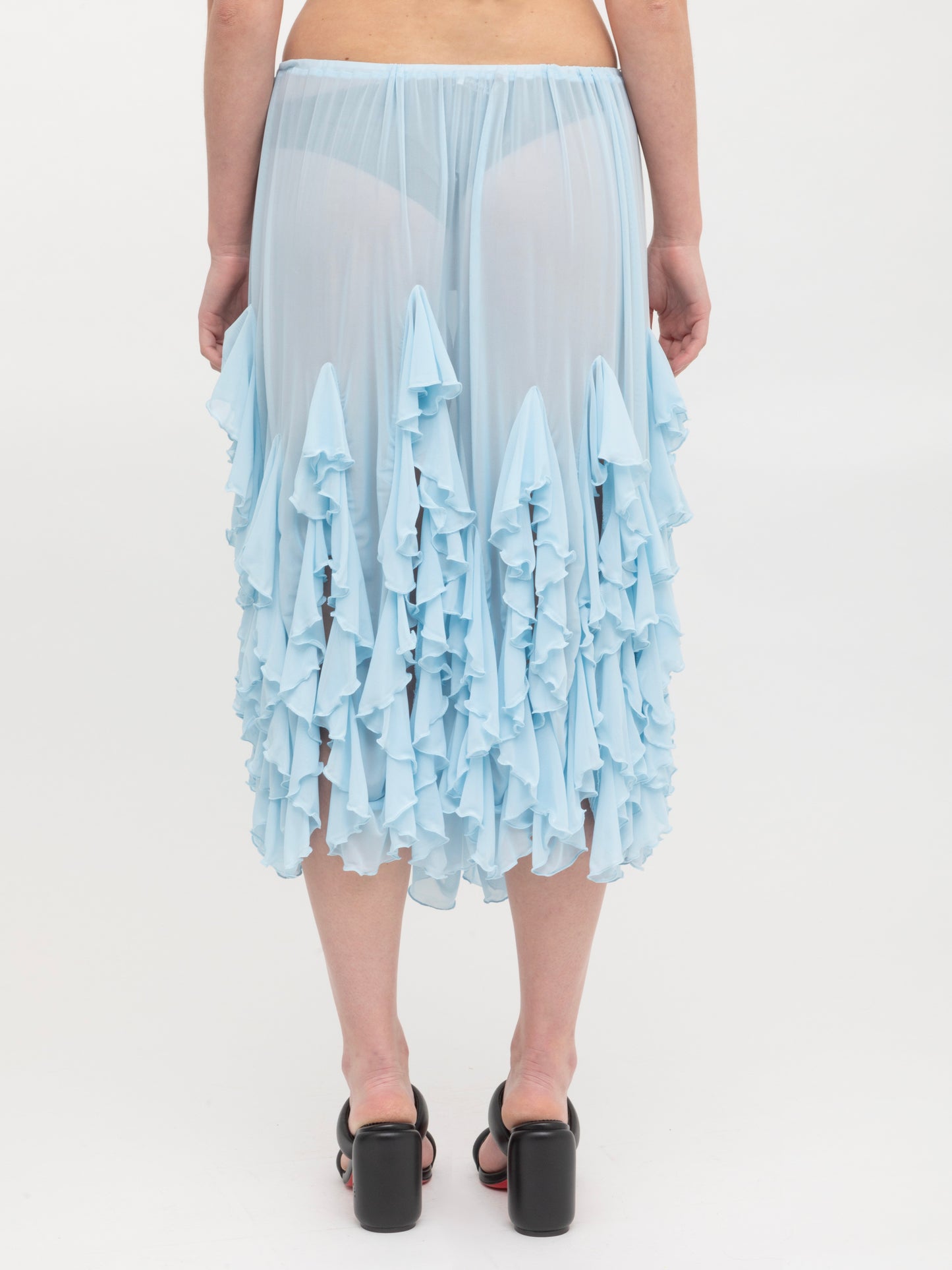 Waterfall Ruched Skirt