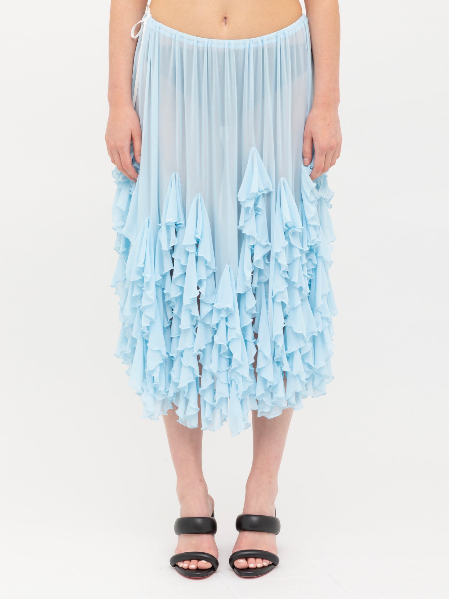 Waterfall Ruched Skirt