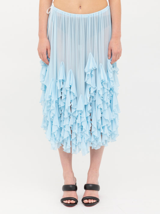 Waterfall Ruched Skirt