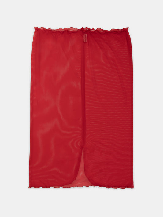 Red Easy Skirt