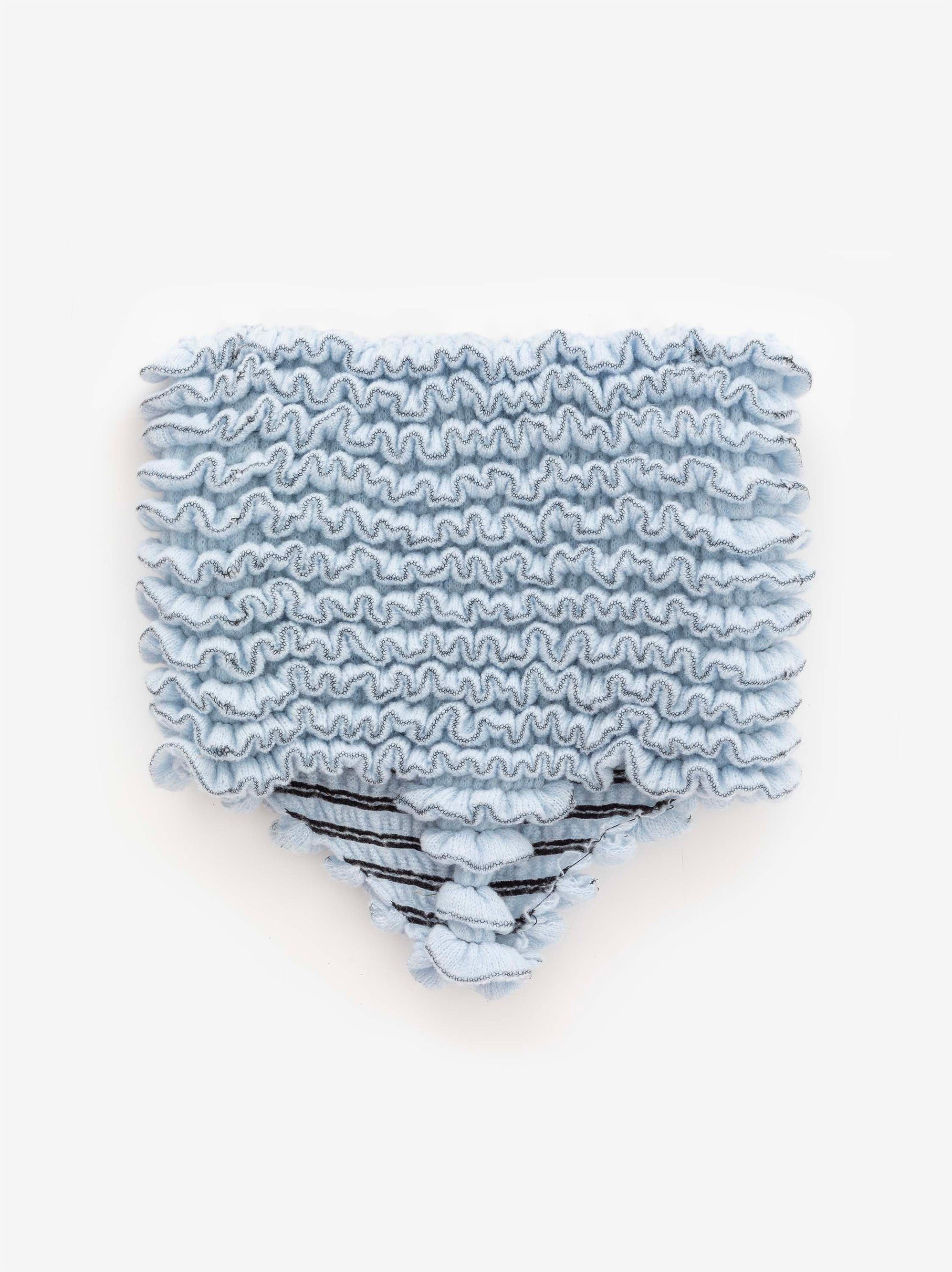 Ruched Wool Knit Briefs