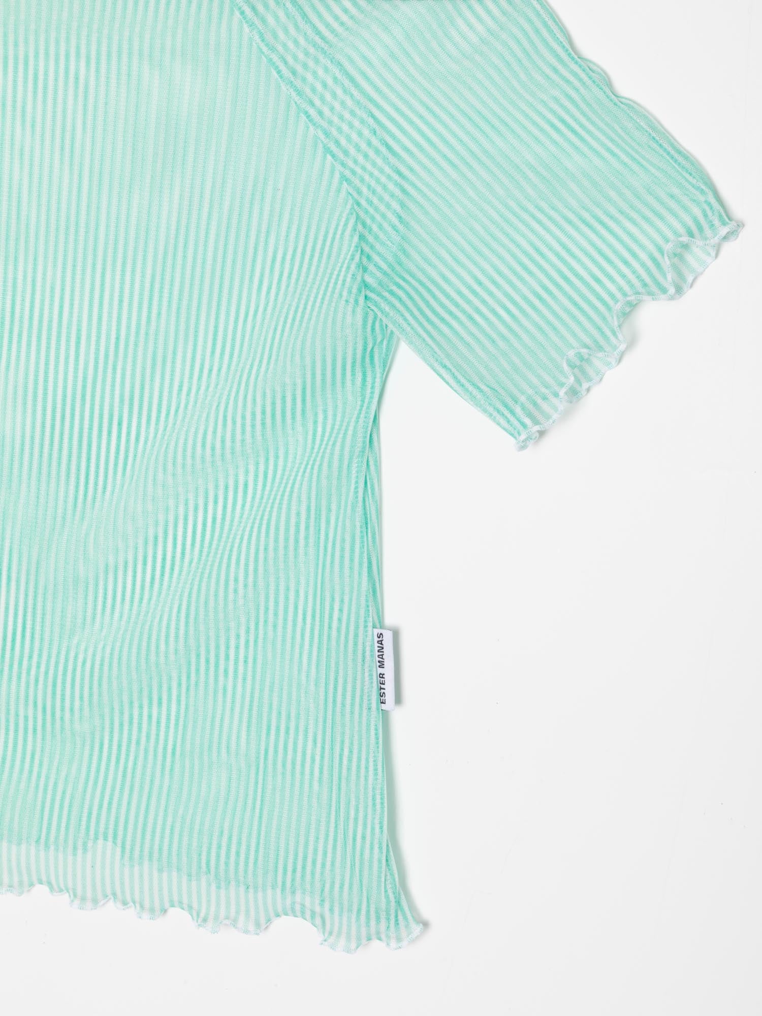 Mint Striped Easy Top