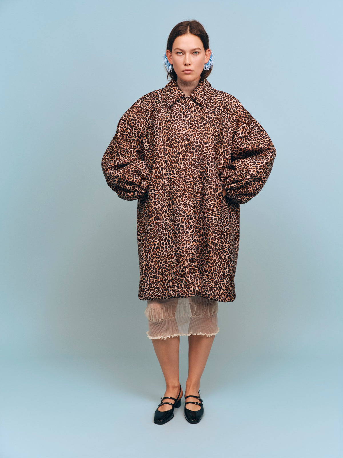 Feline Neoprene Oversize Coat