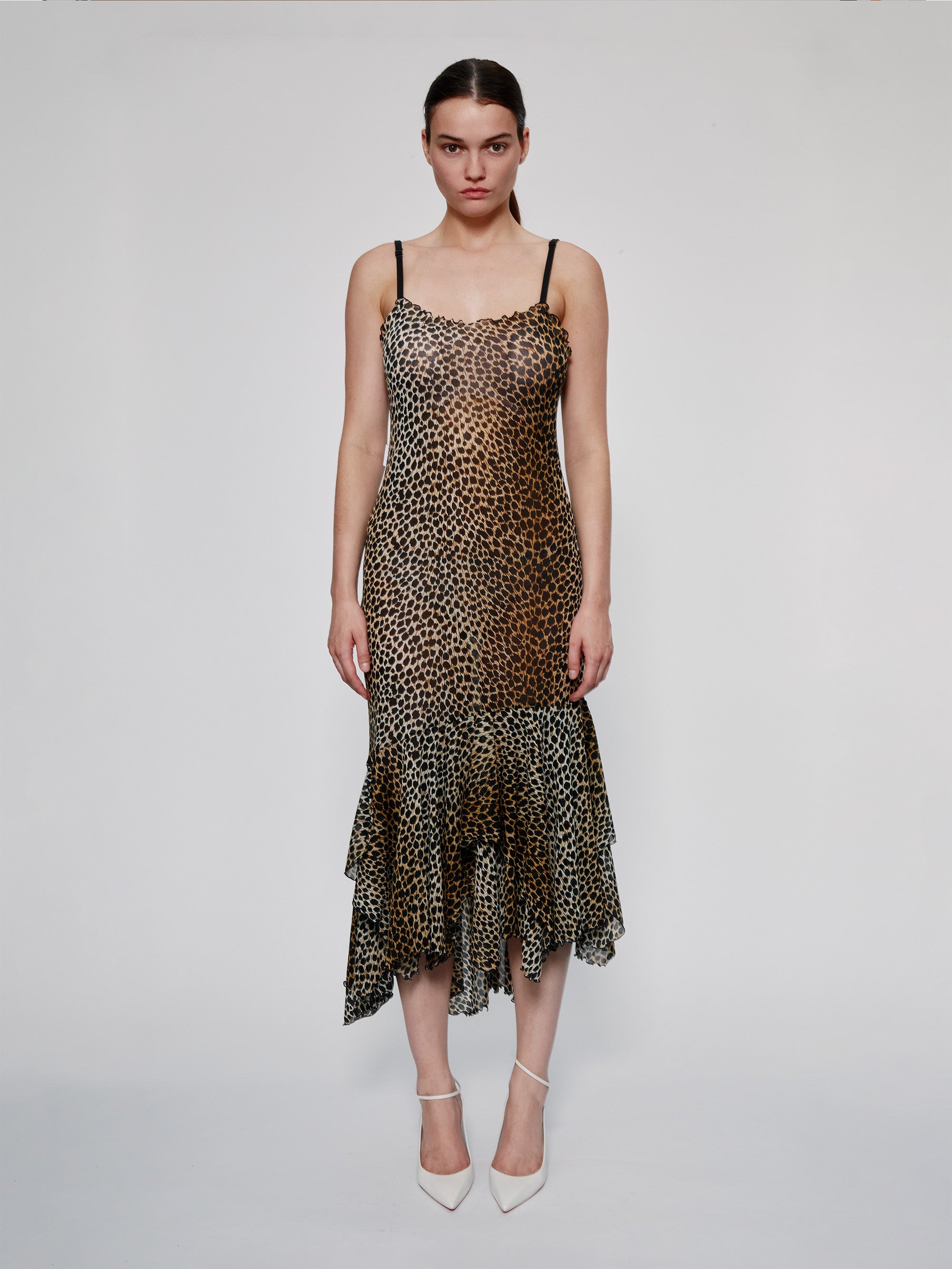 Feline Spaghetti Easy Dress