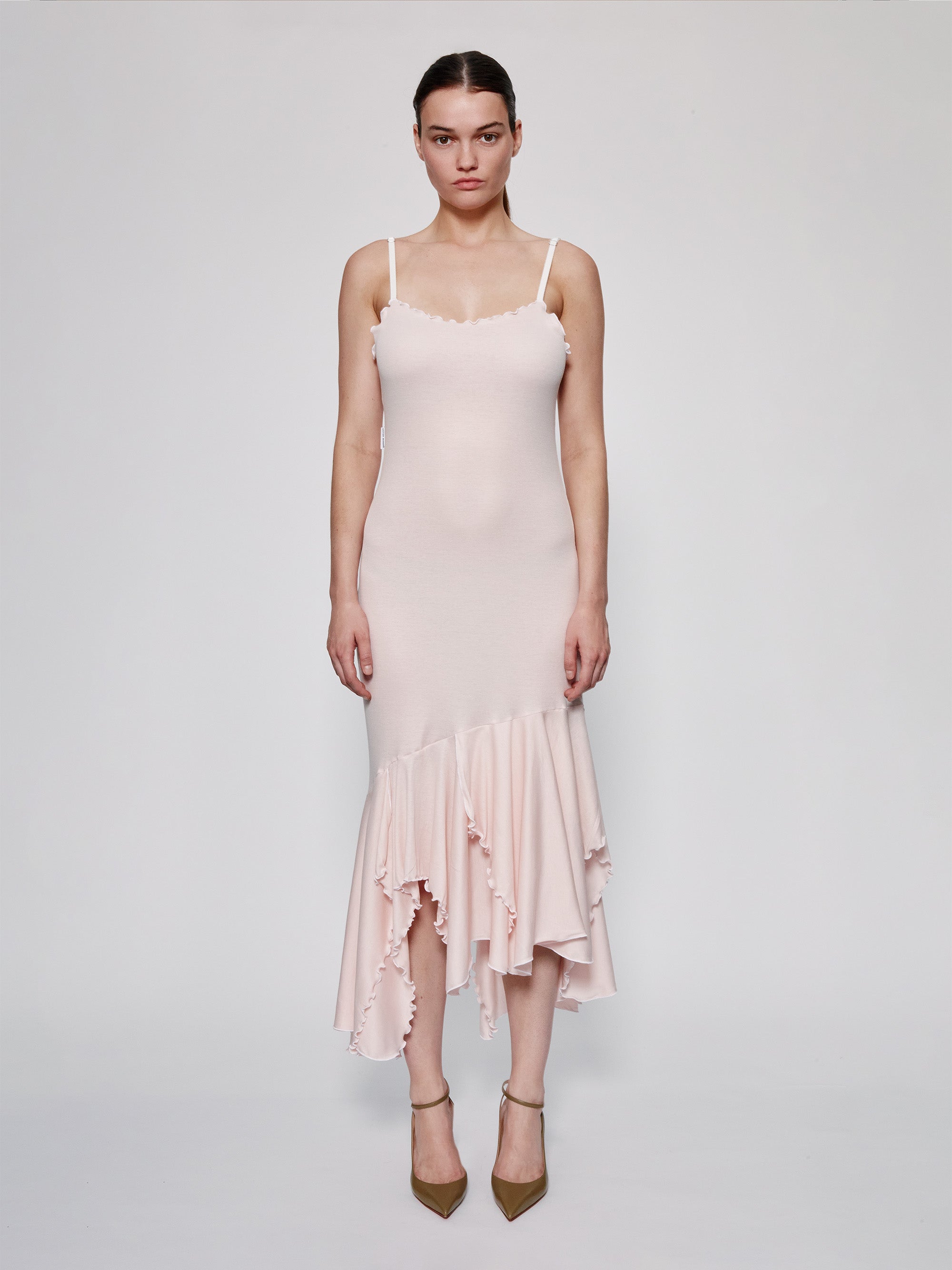Light Pink Spaghetti Easy Dress
