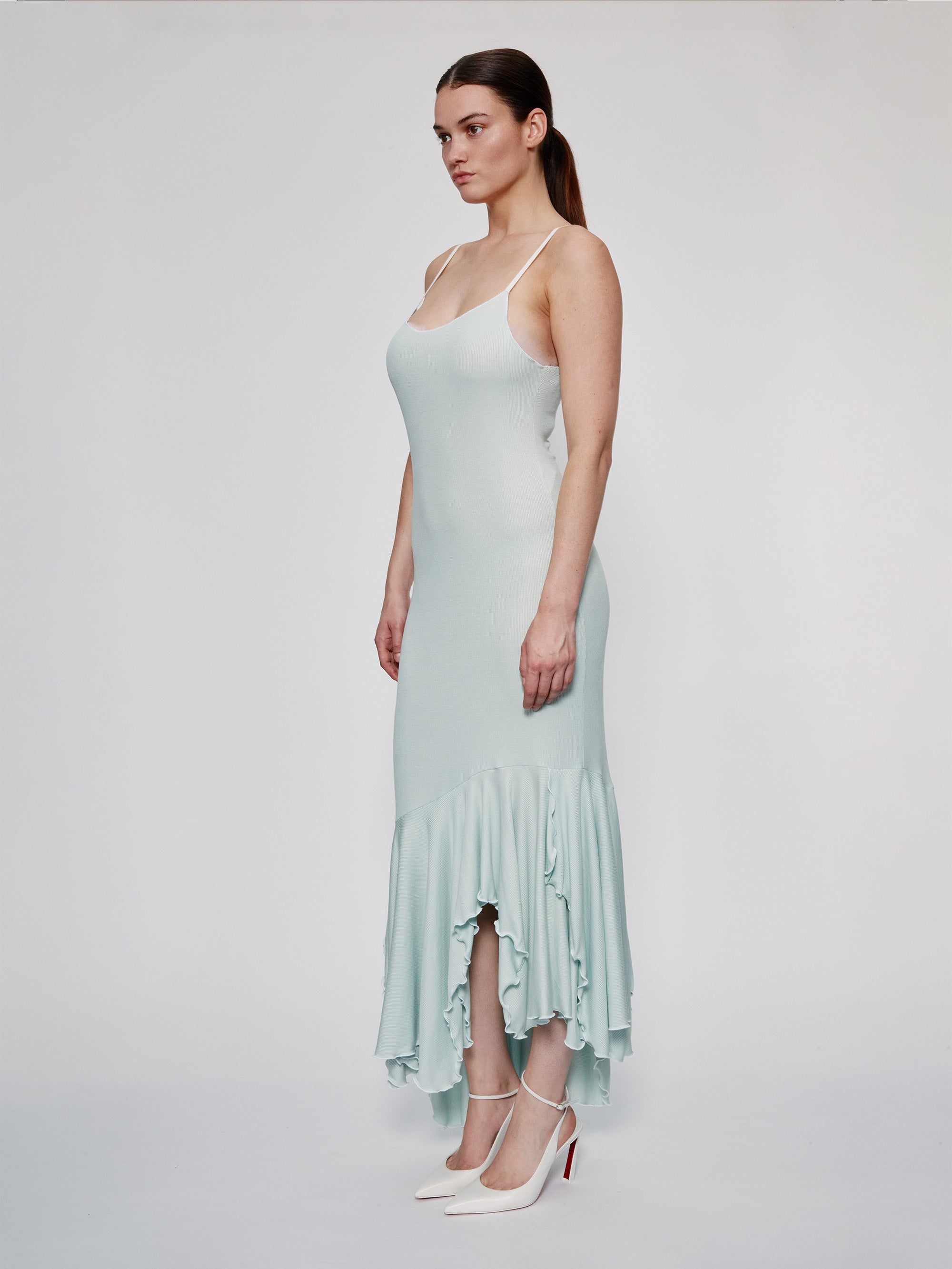 Mint Spaghetti Easy Dress