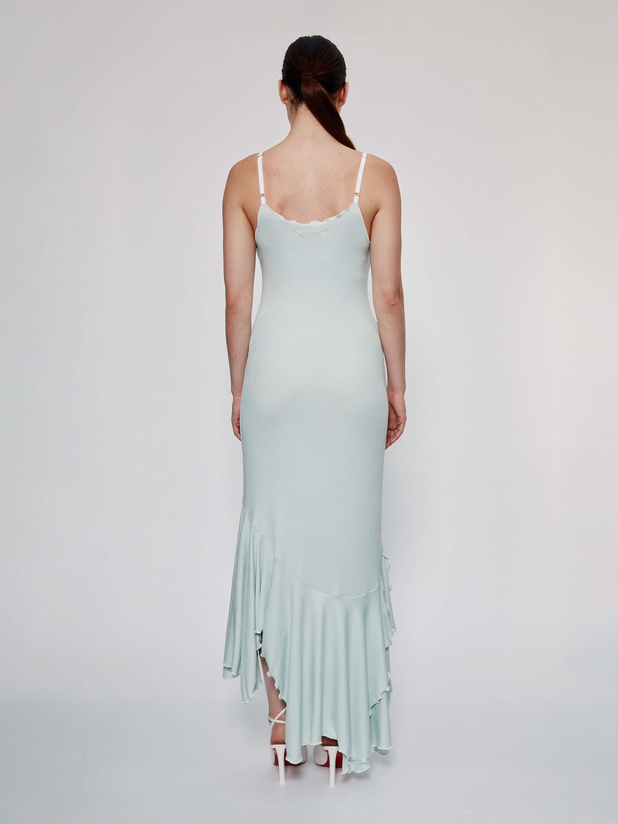 Mint Spaghetti Easy Dress
