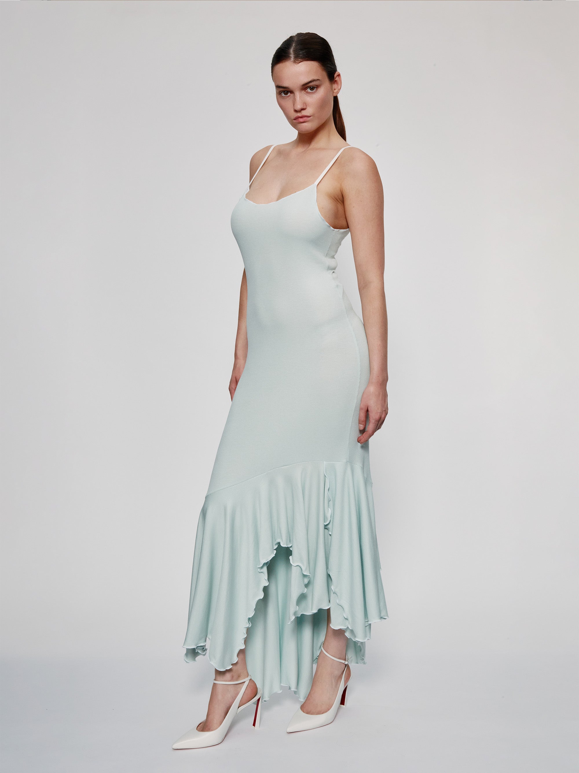 Mint Spaghetti Easy Dress