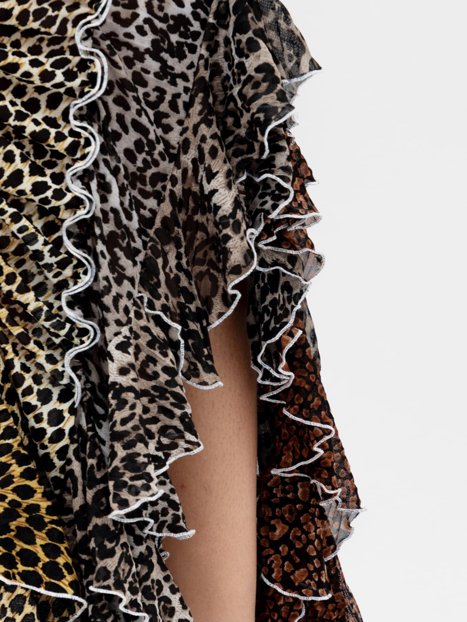 Feline Ruched Dress