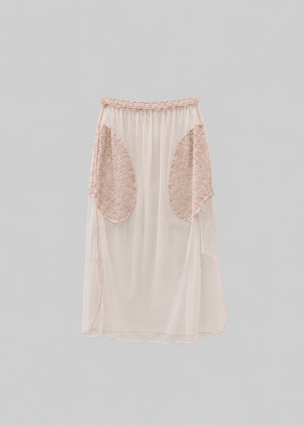 Nude Easy Pocket Skirt